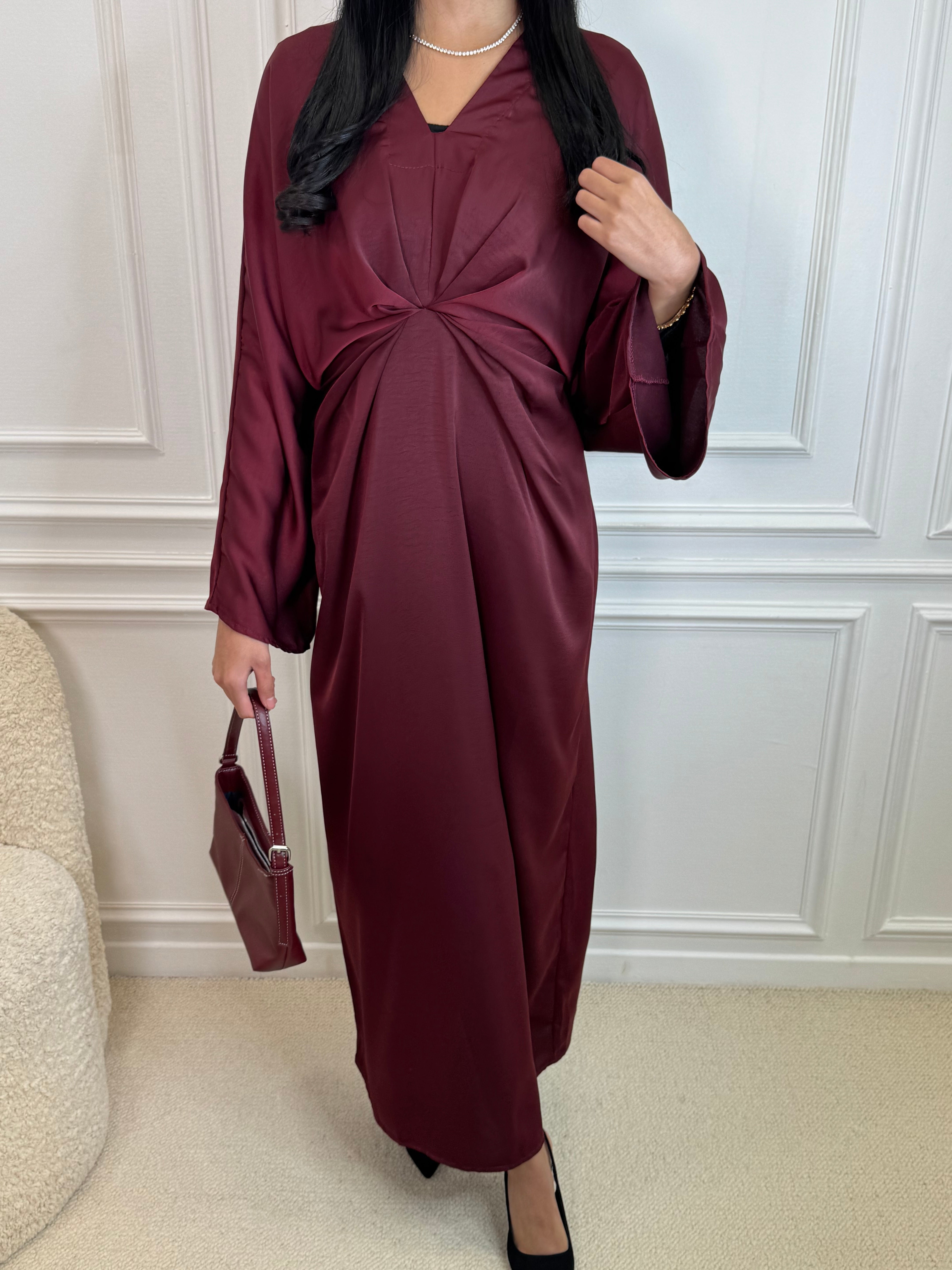 Robe AIZA bordeaux