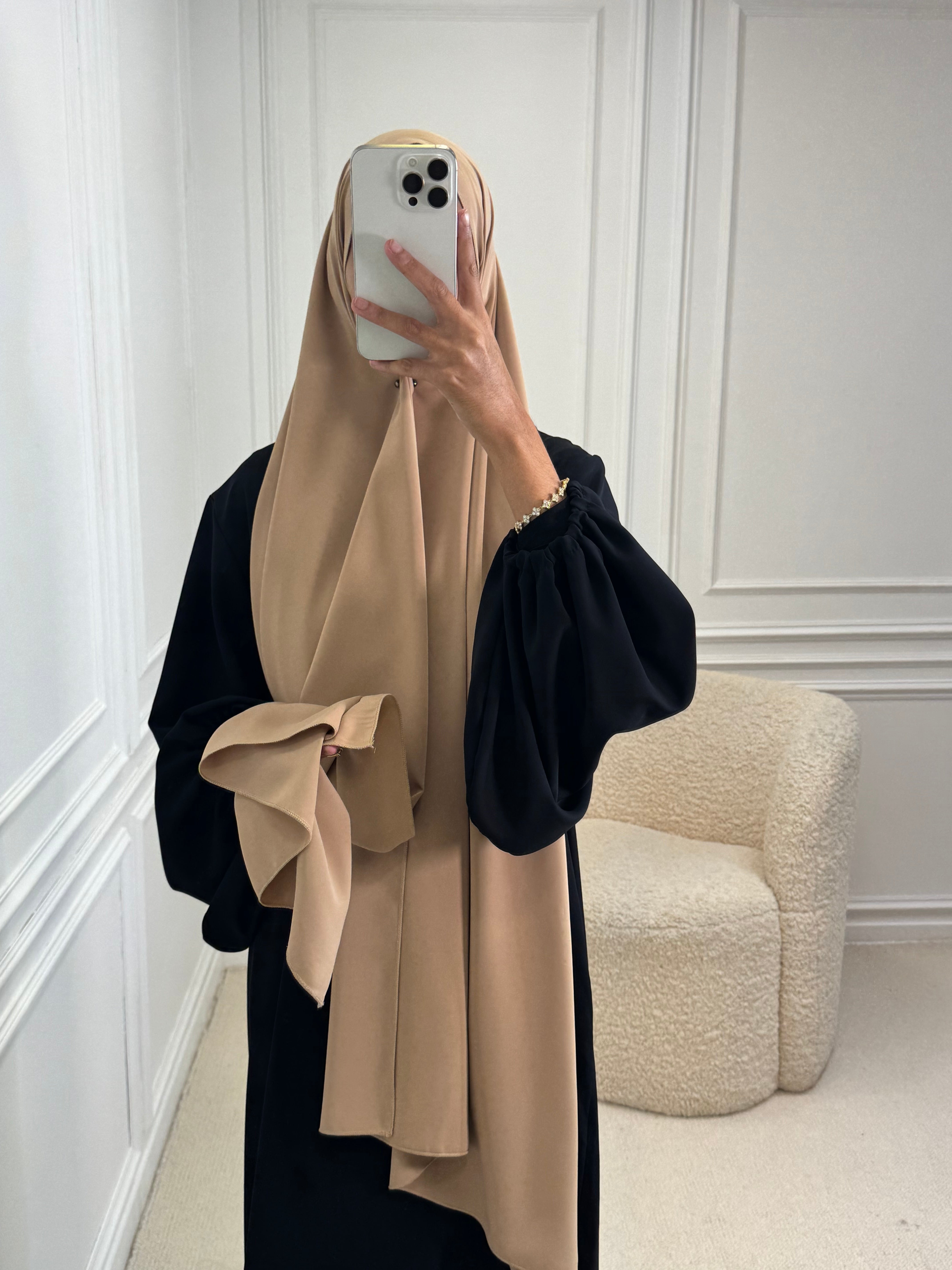 Hijab SOIE DE MÉDINE sable