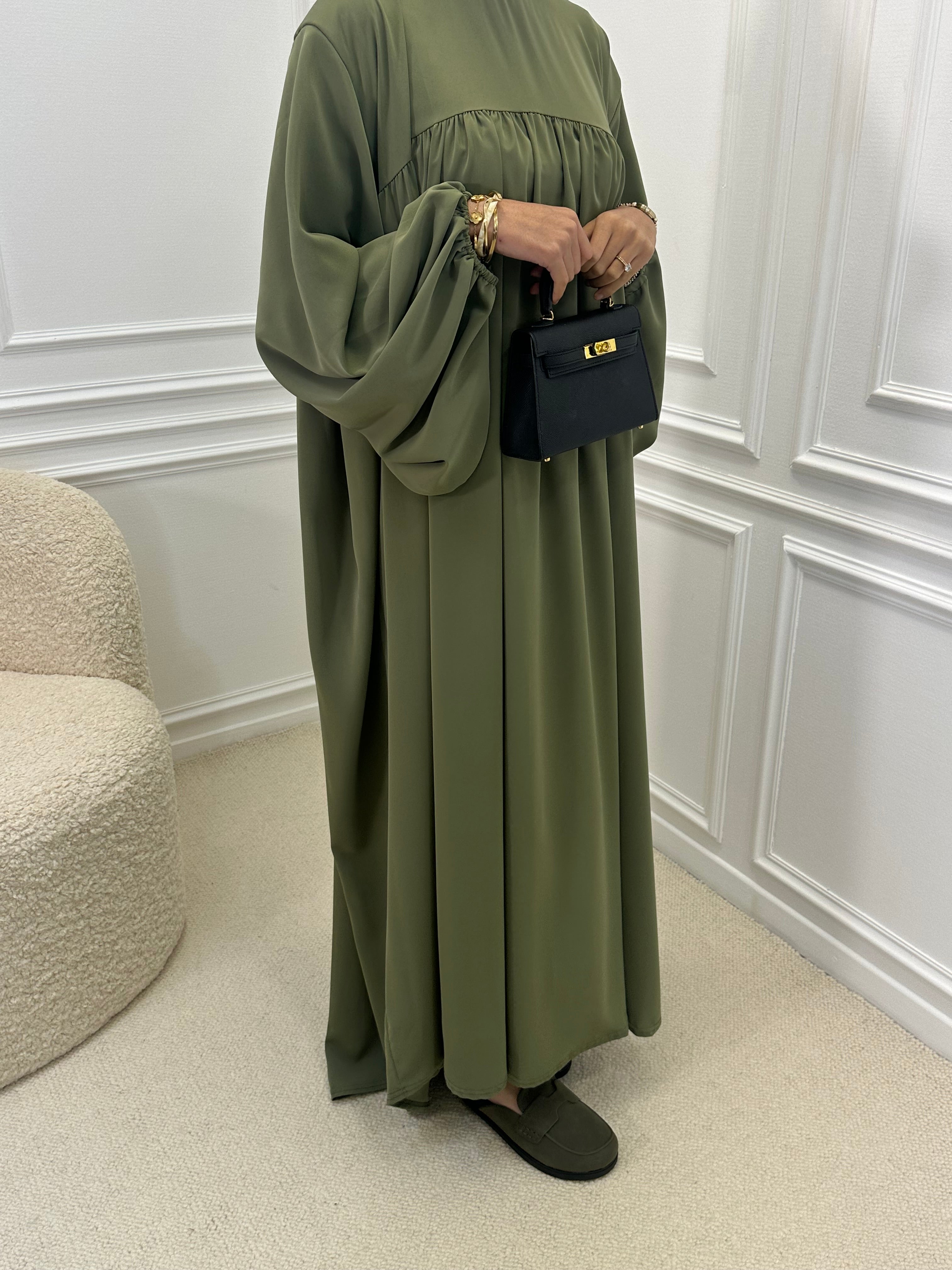 Abaya AMEL verte