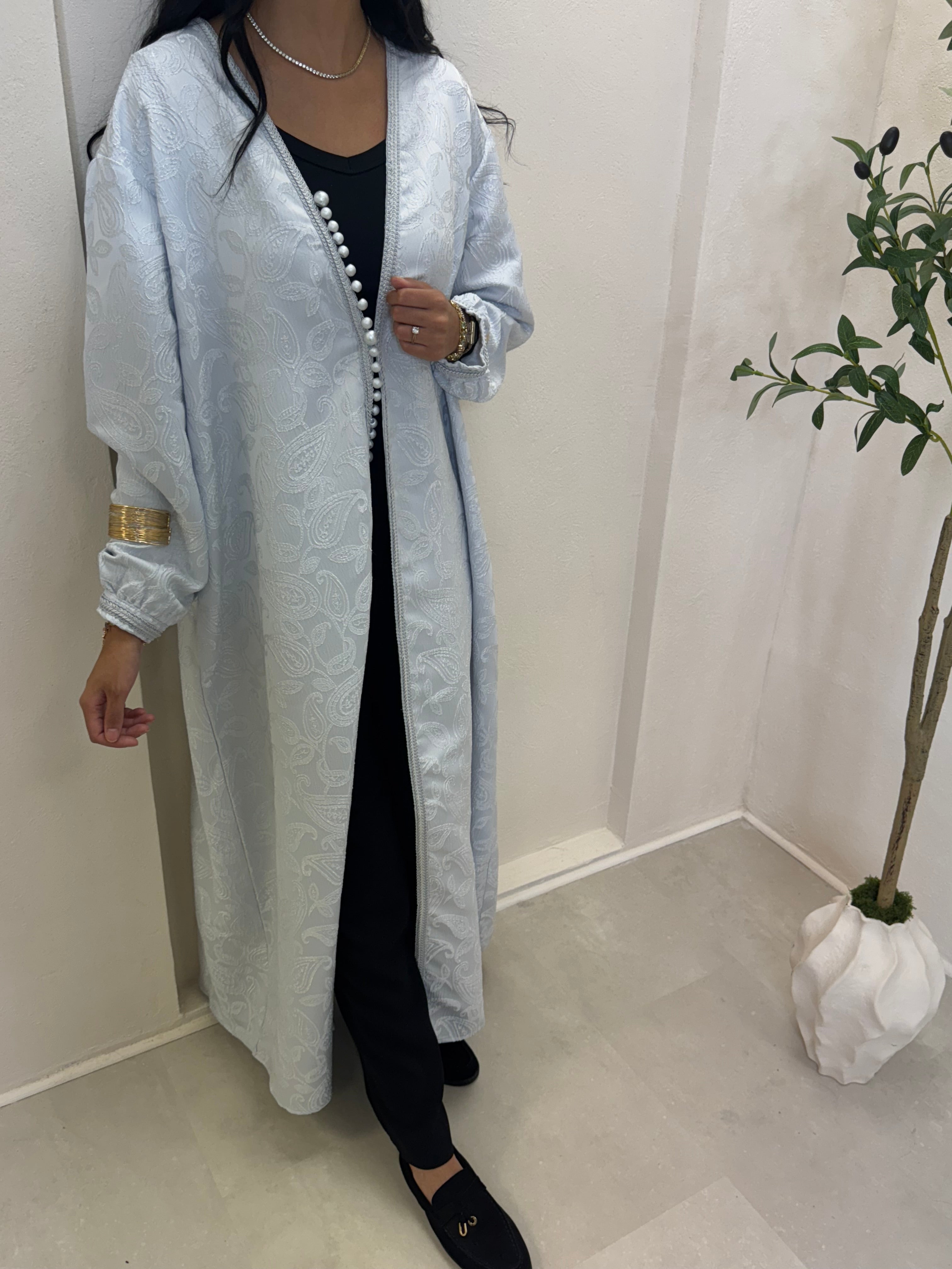 Kimono BAROQUE bleu ciel