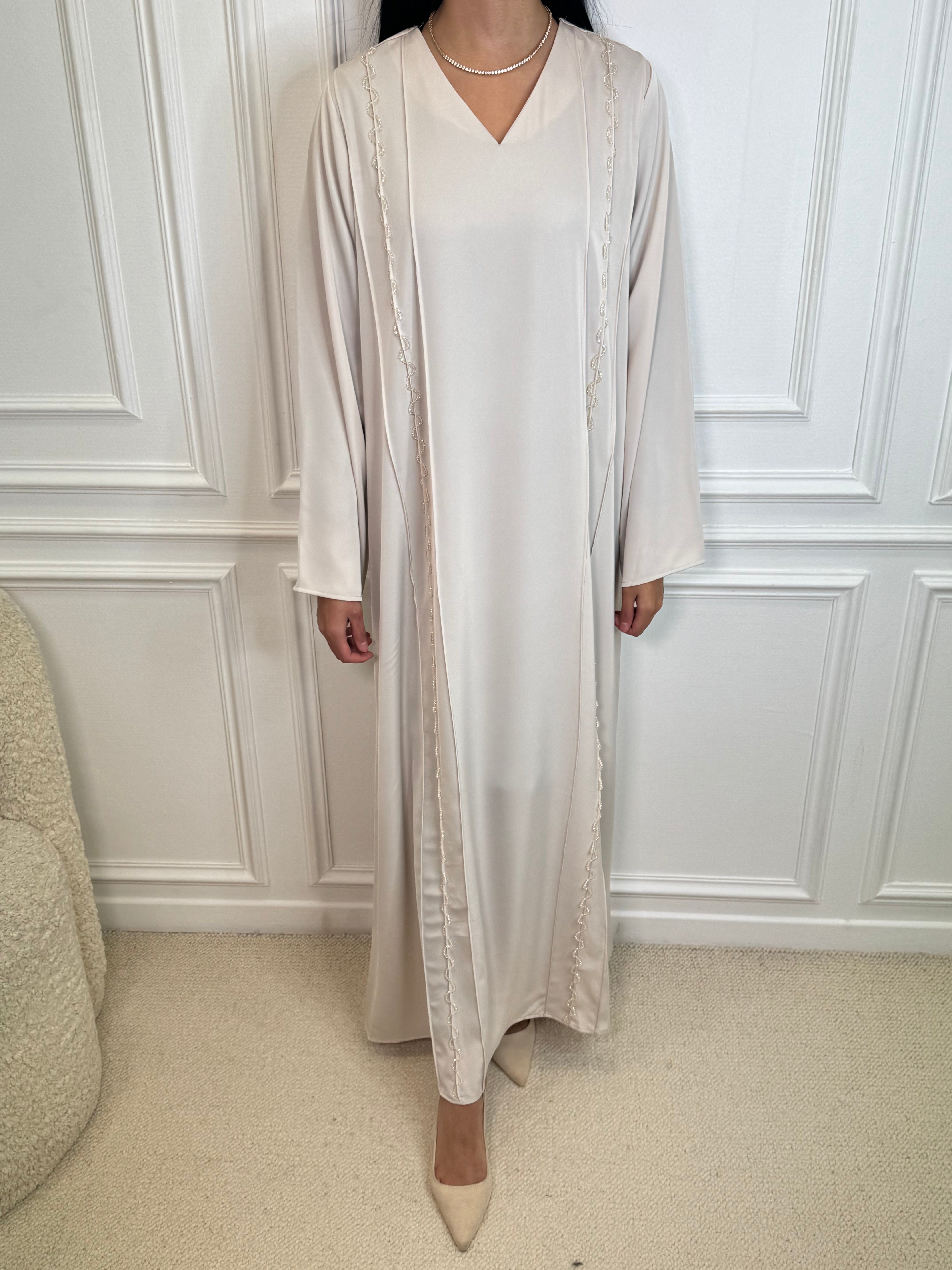 Abaya MILOUDA crème