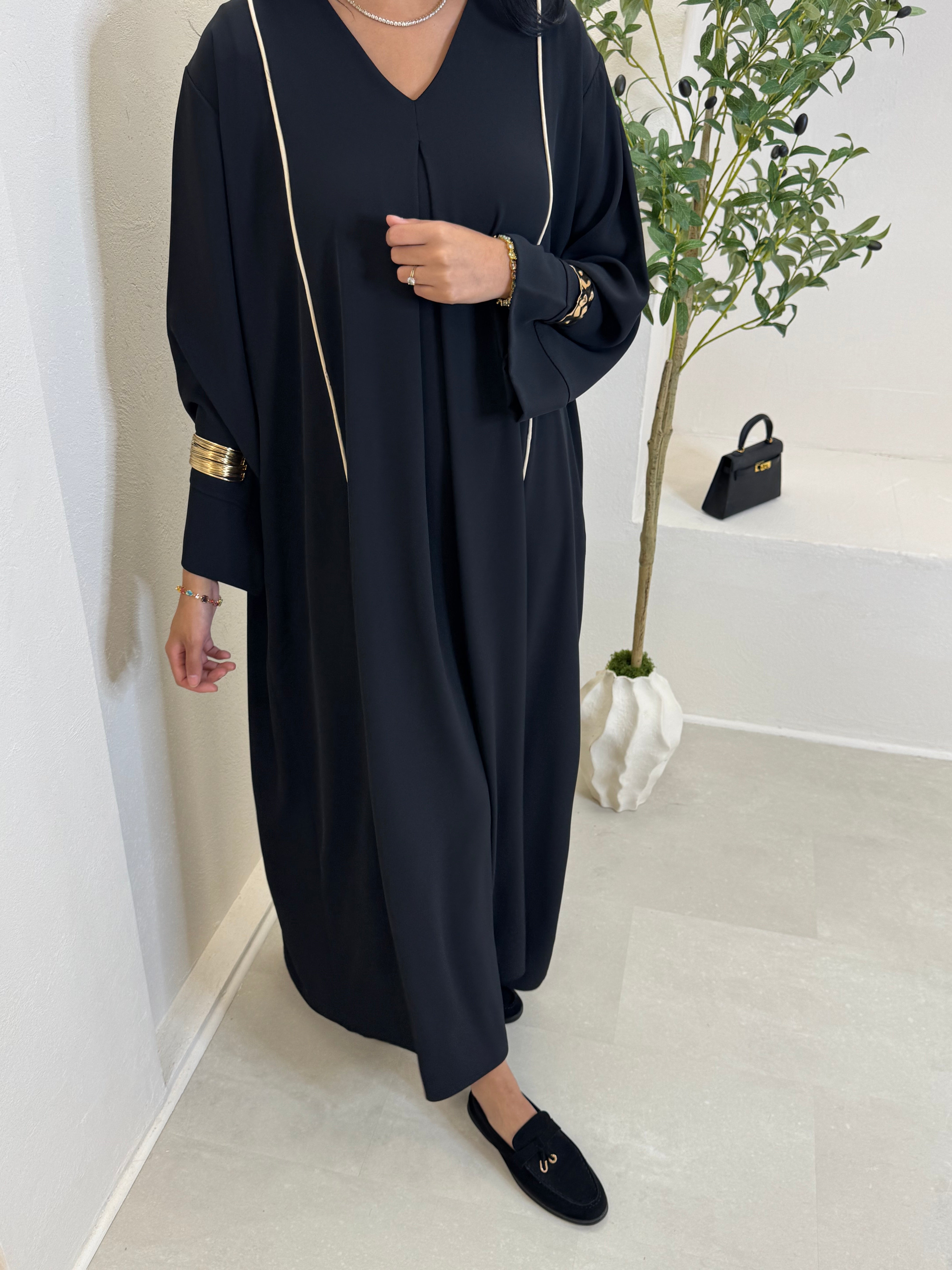 Abaya CHANDRA noir