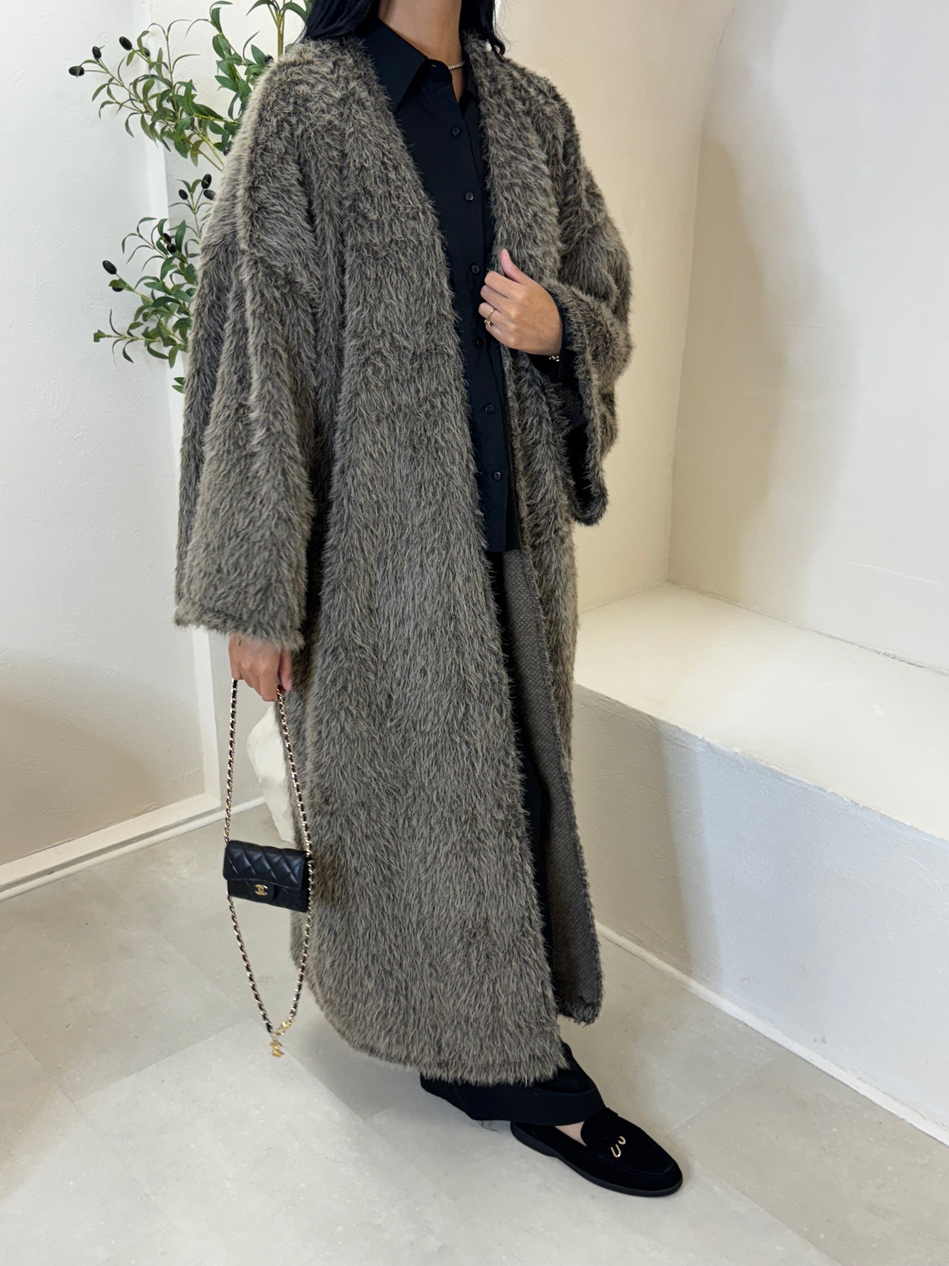 Manteau COCON taupe
