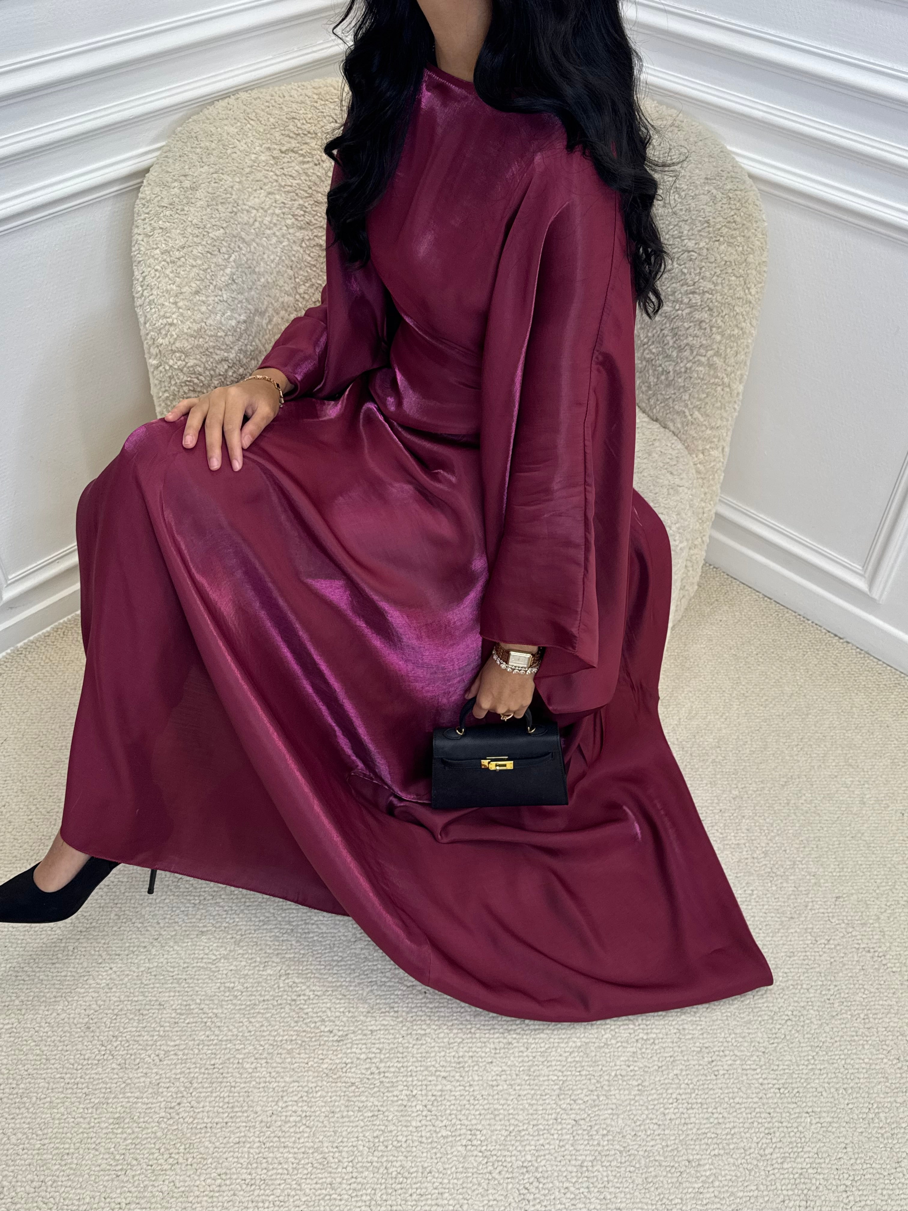 Robe LOREY bordeaux