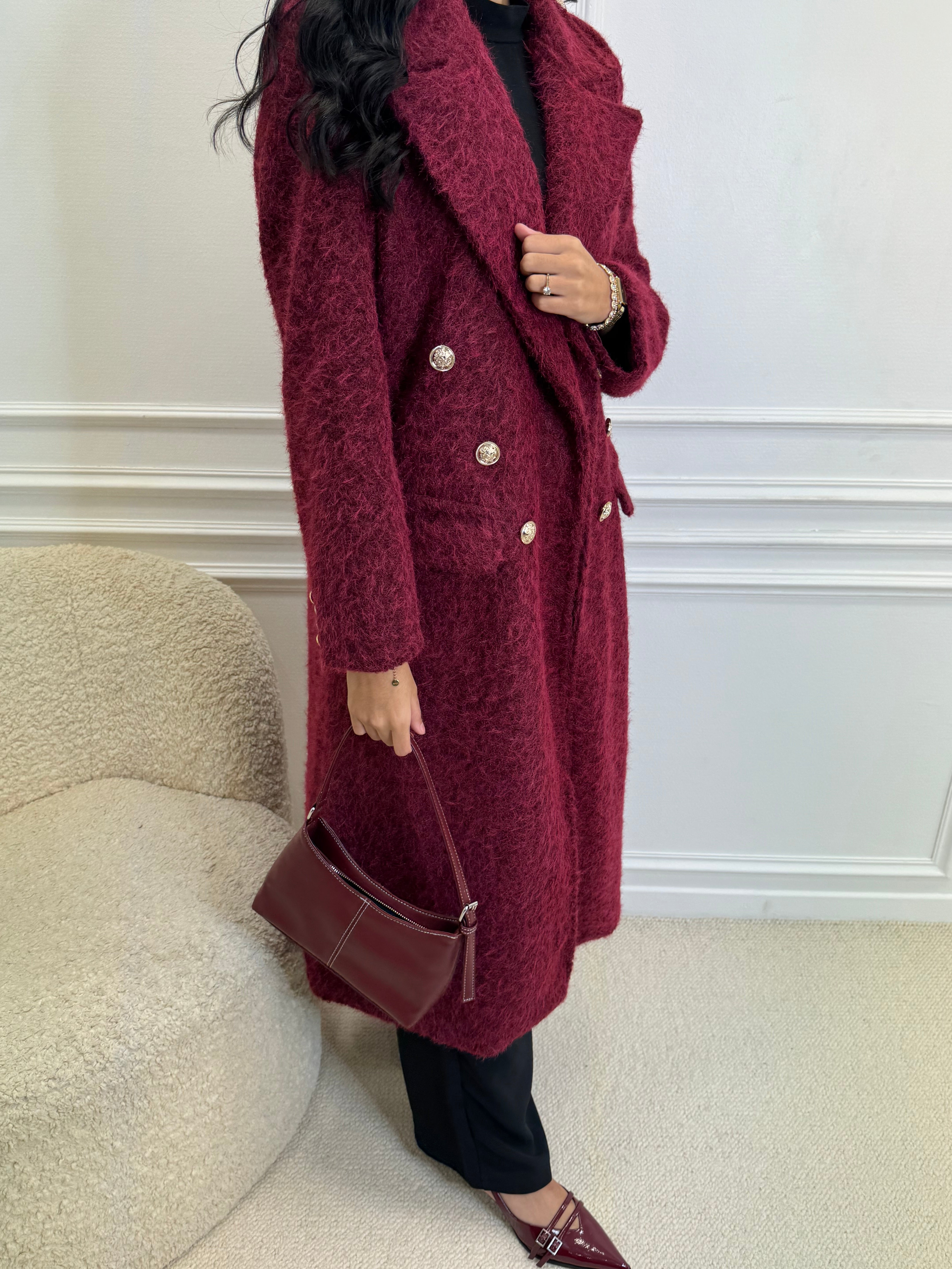 Manteau STENCY bordeaux