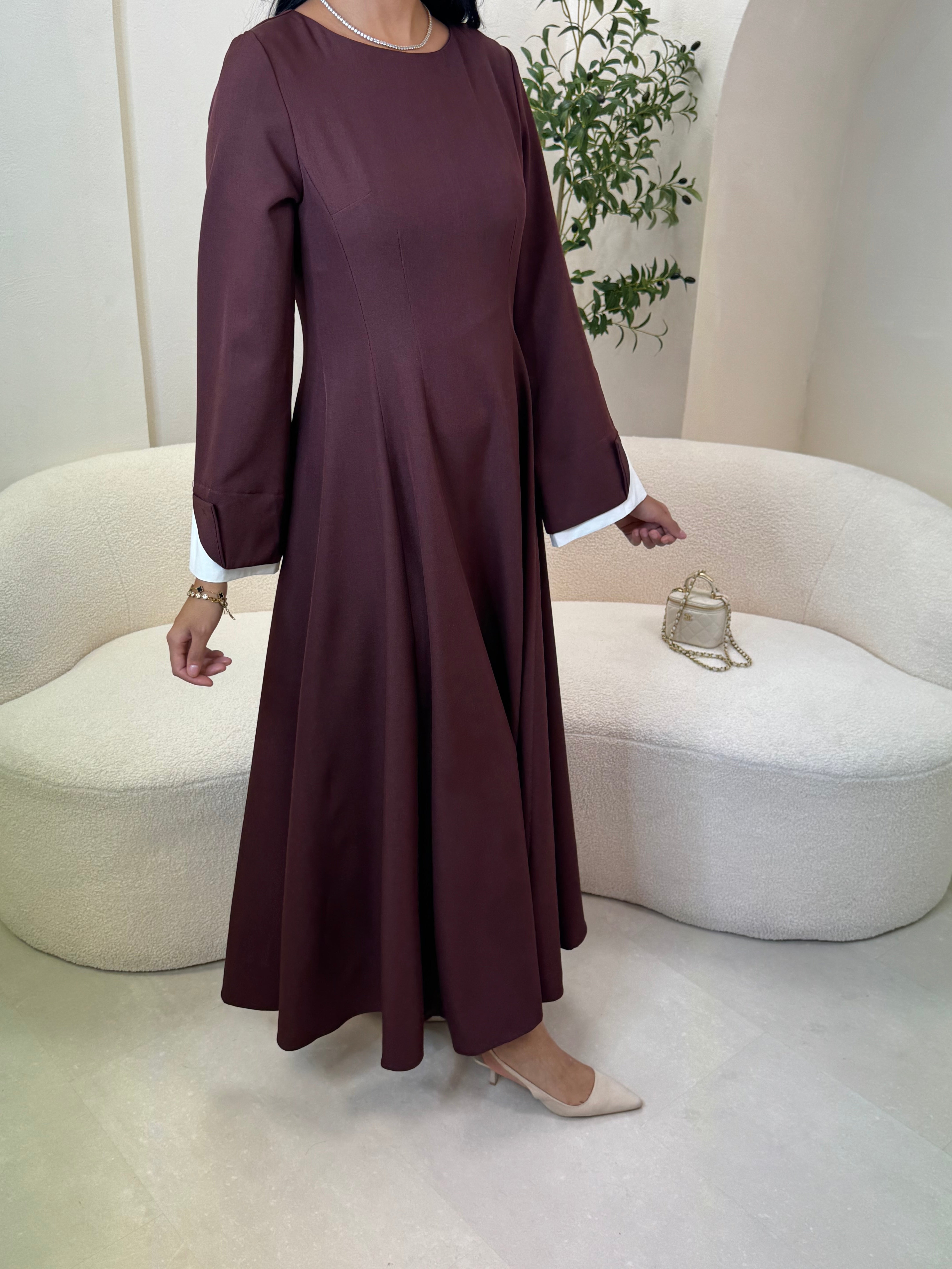 Robe ANGELA bordeaux