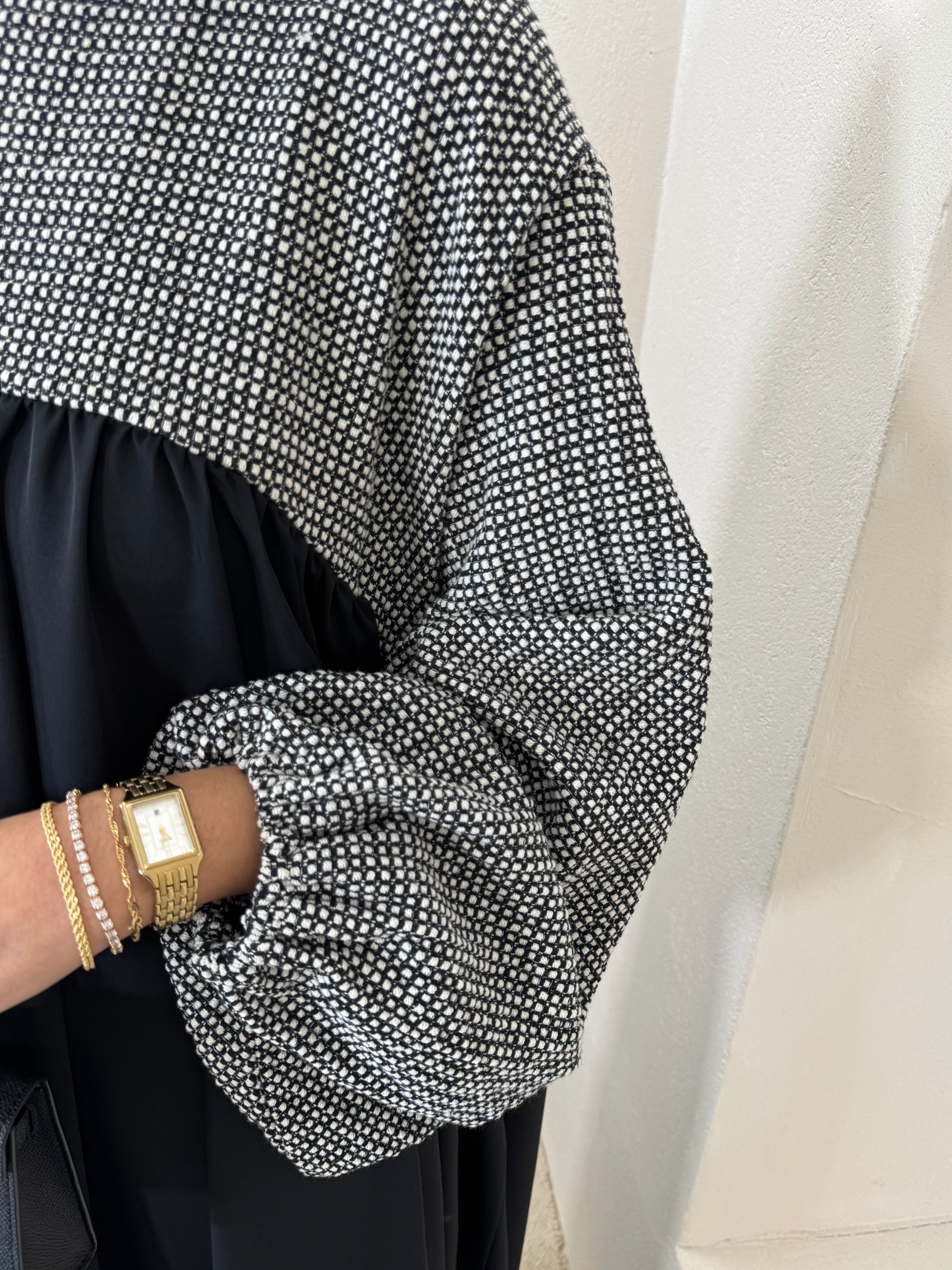 Abaya BELLUCINA carreaux