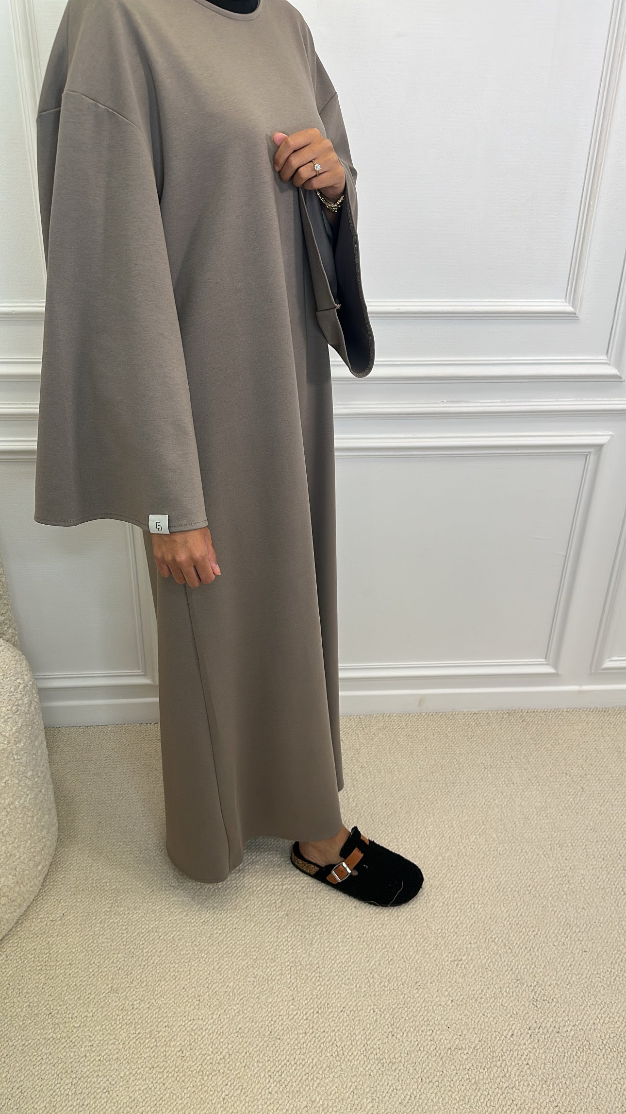 Abaya SWEATY taupe