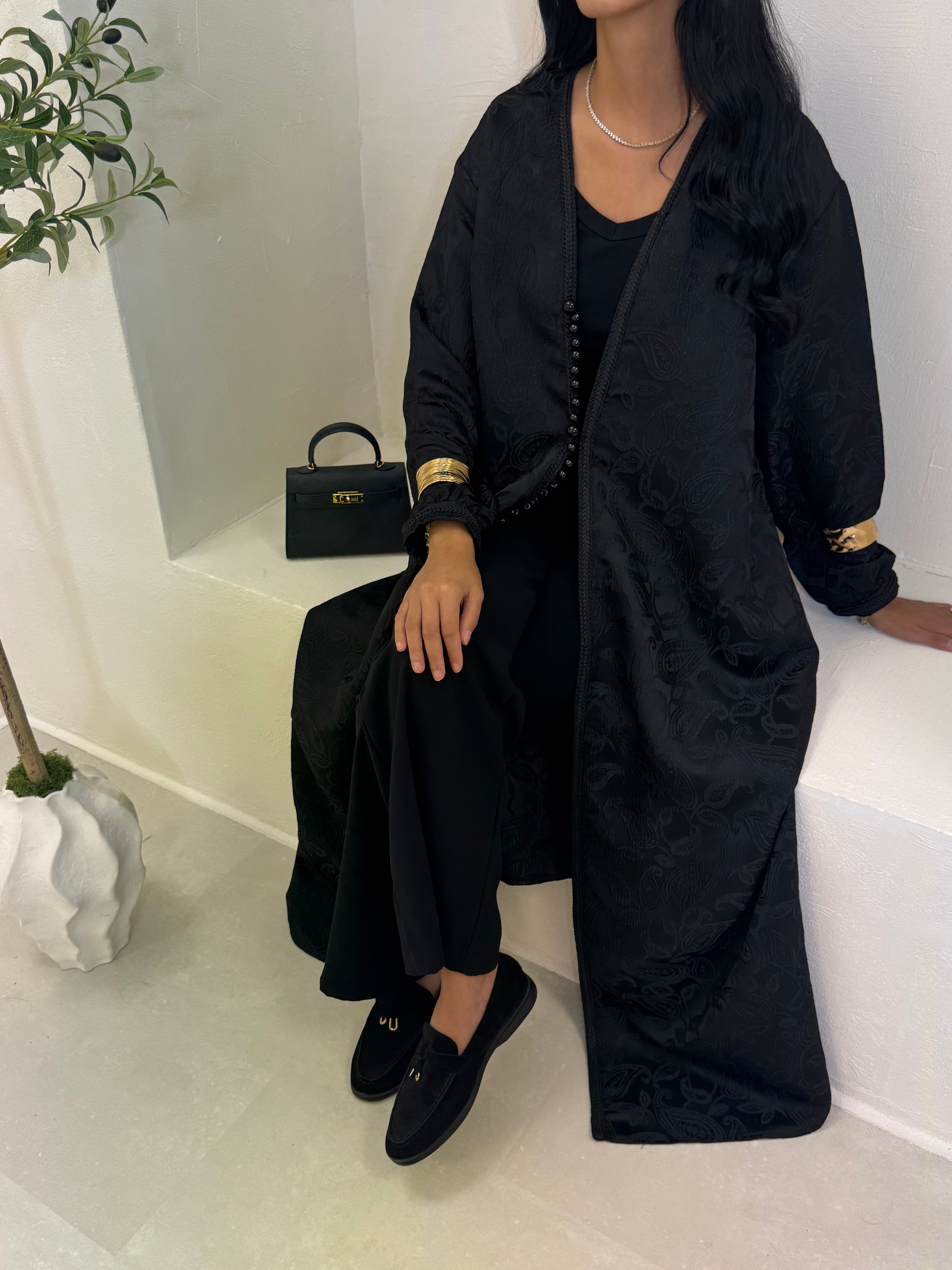 Kimono BAROQUE noir