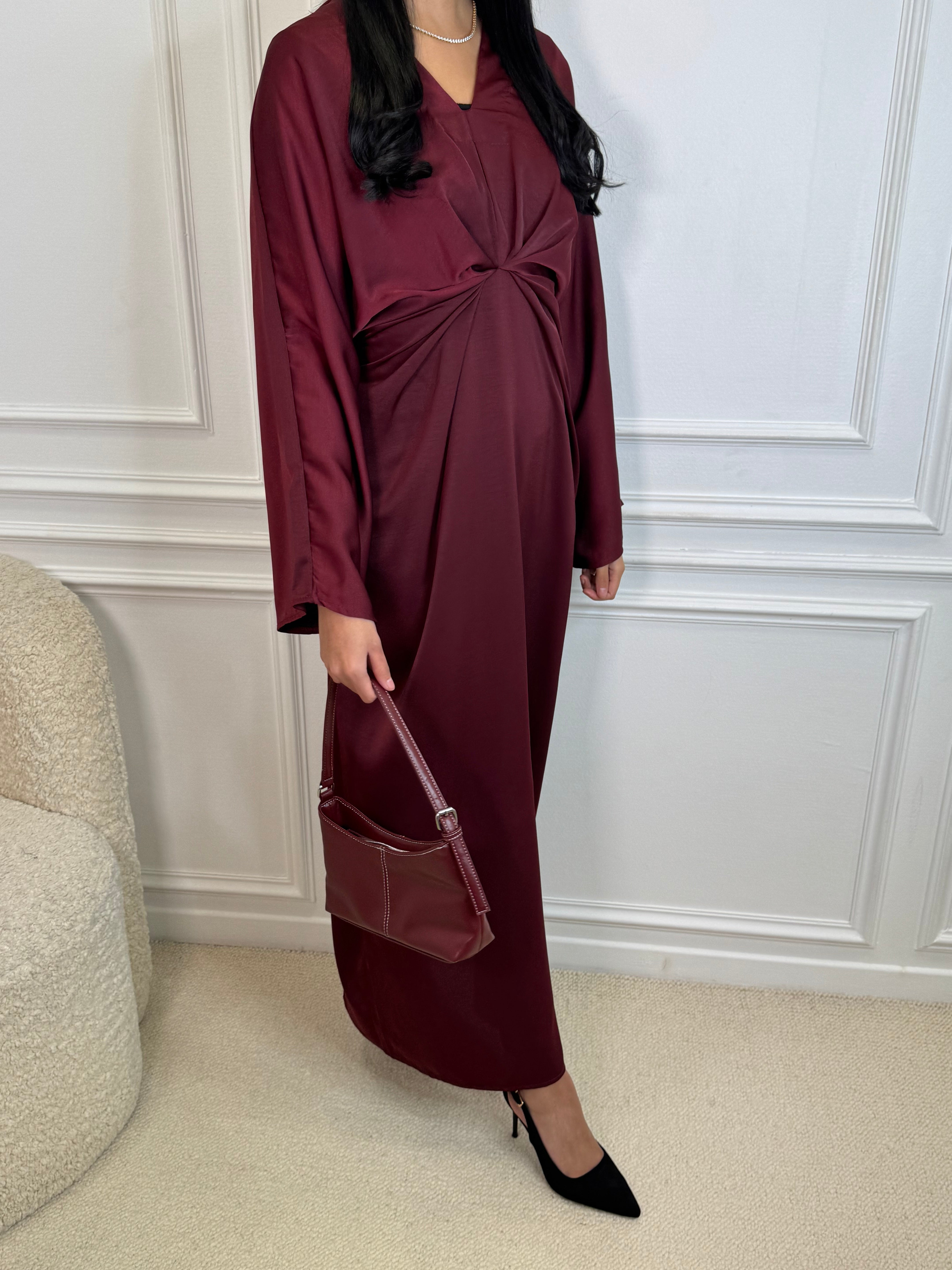 Robe AIZA bordeaux