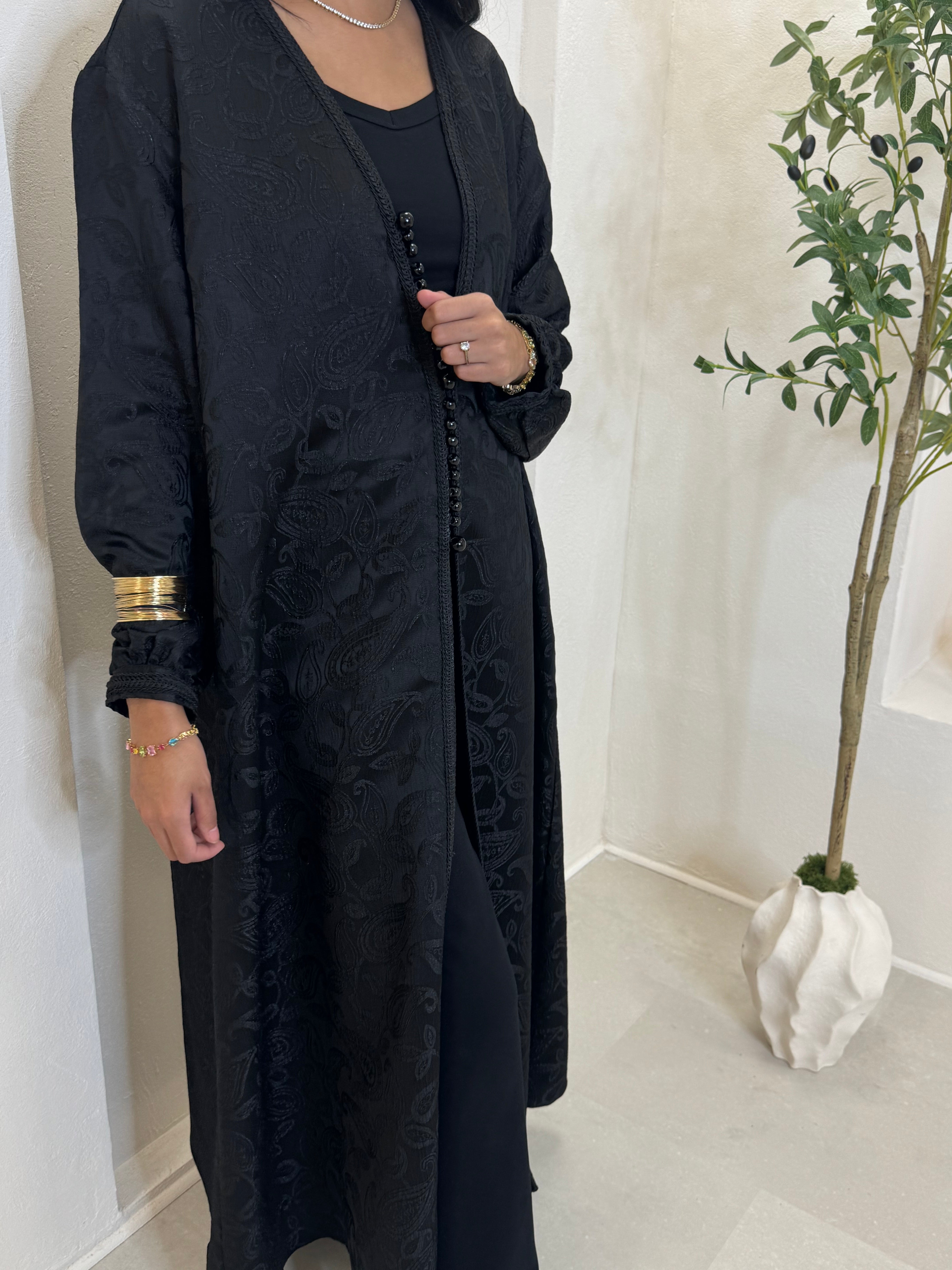 Kimono BAROQUE noir