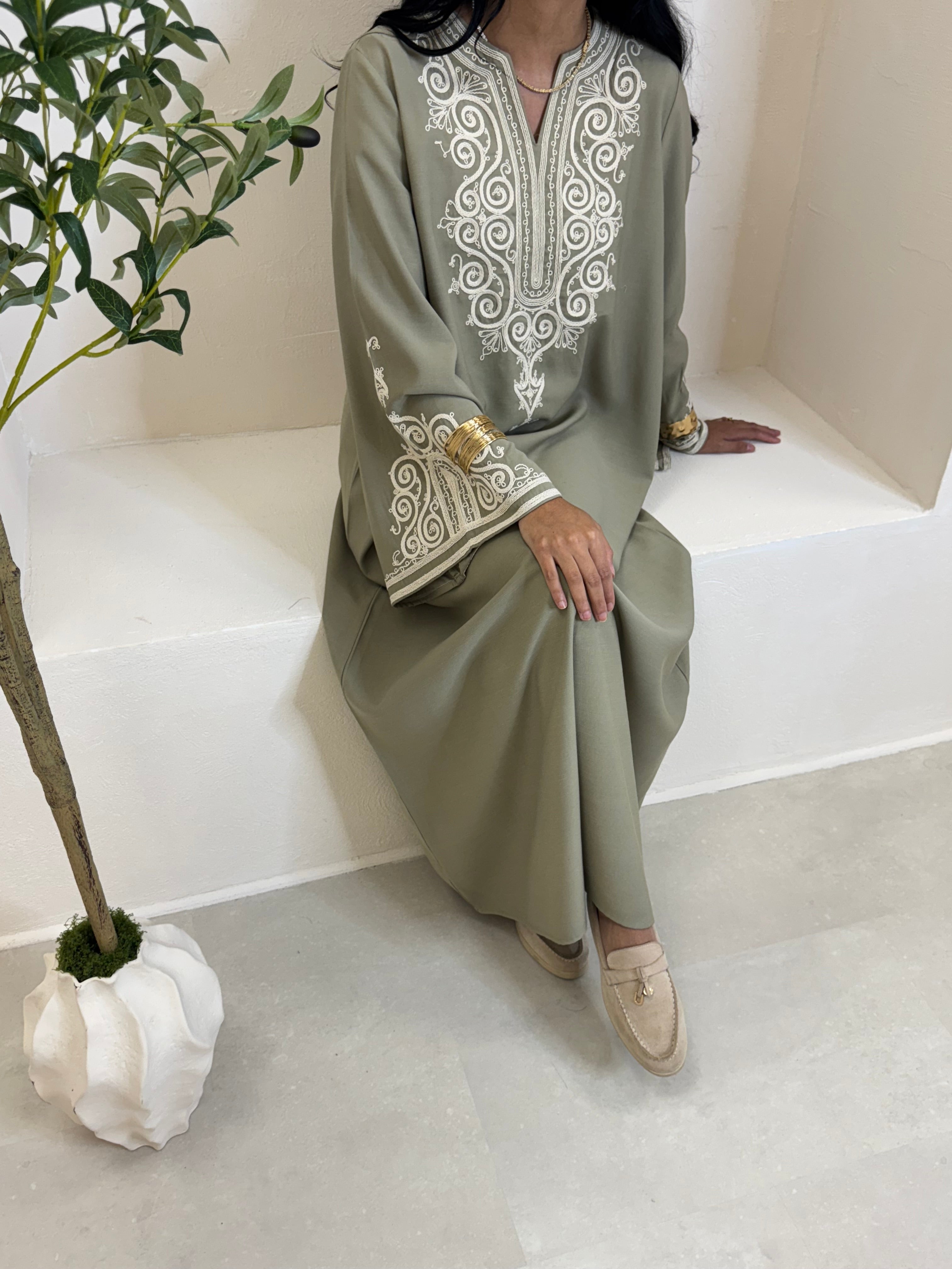 Abaya JAYA vert