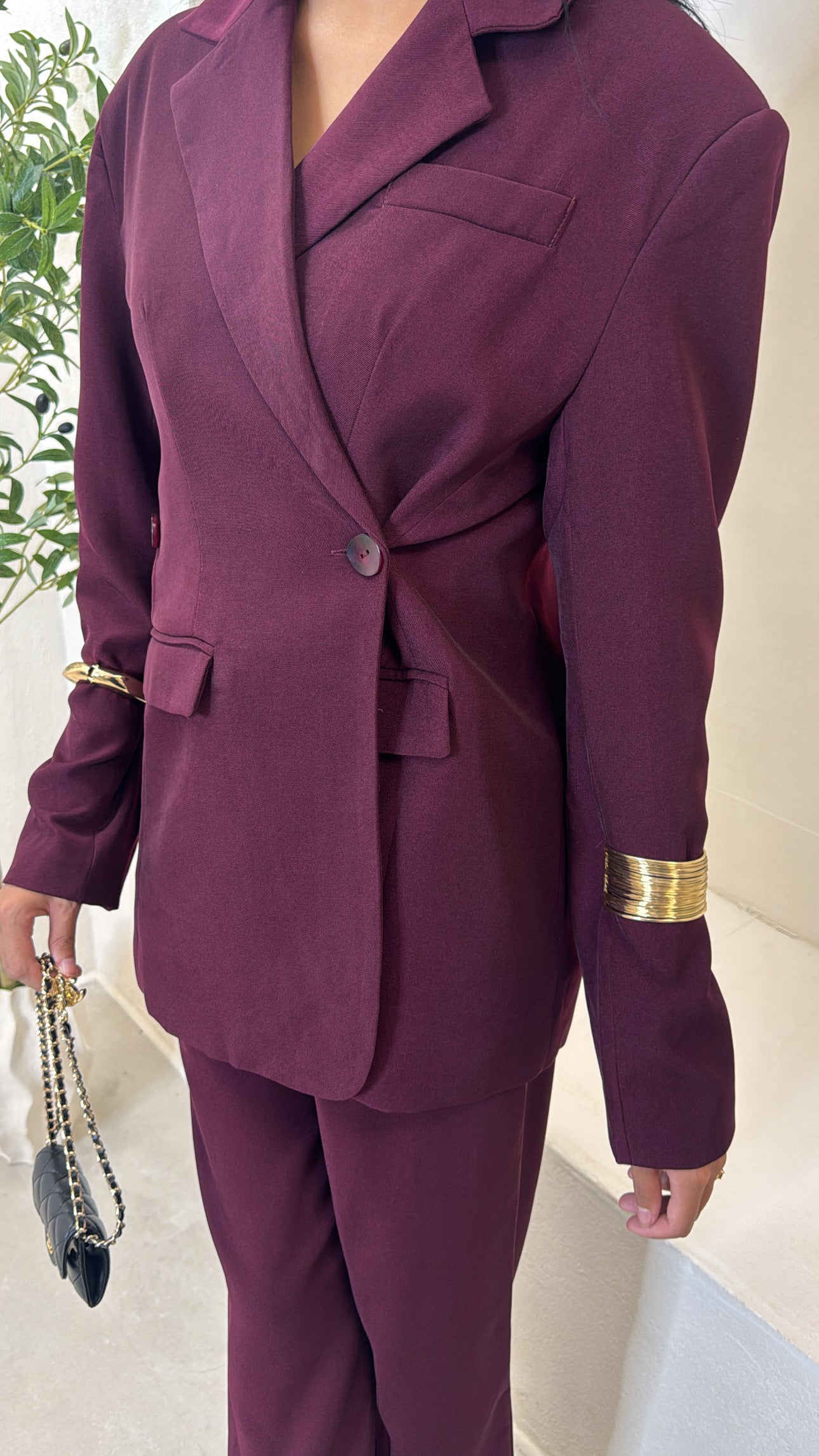 Set BLAZEE aubergine
