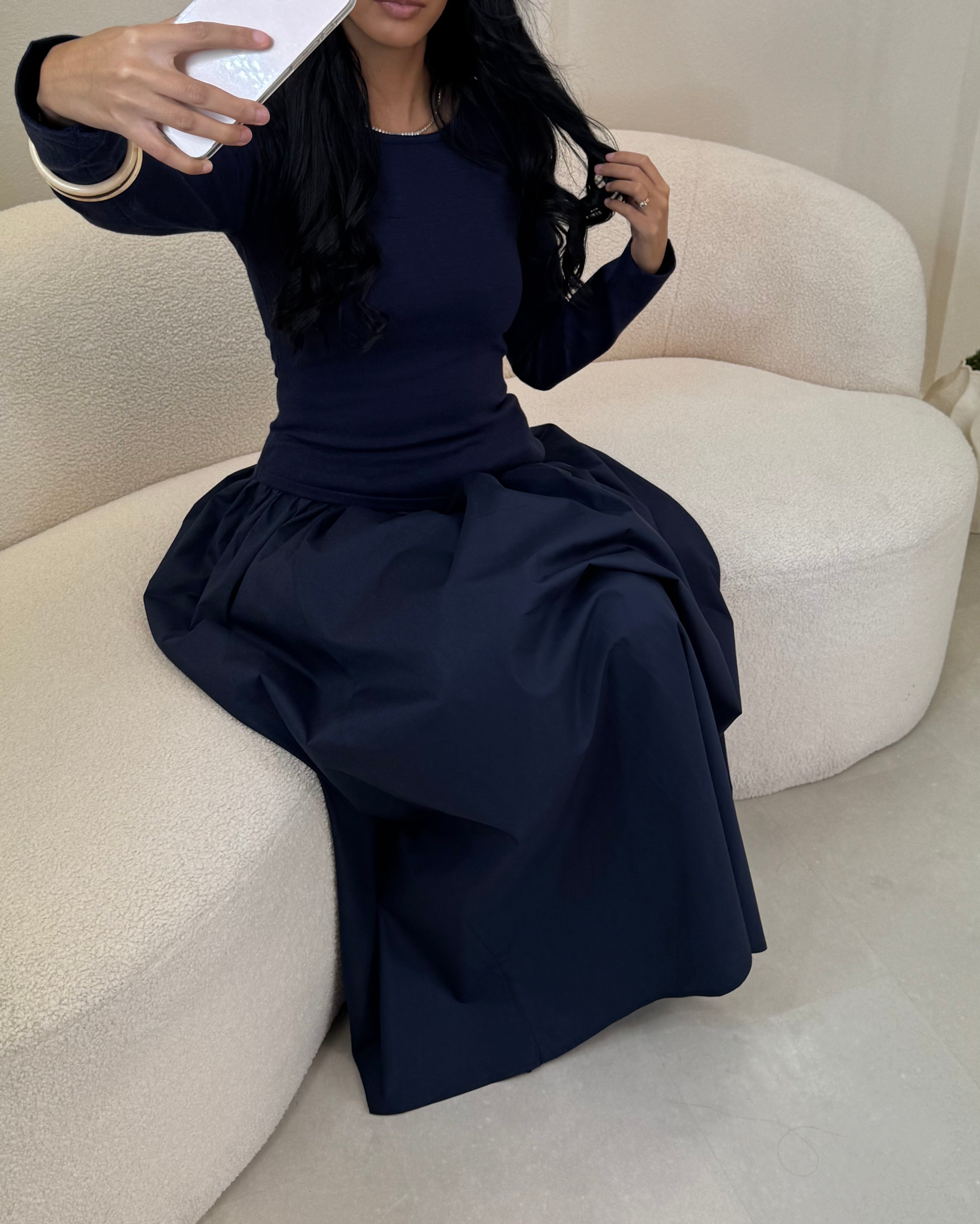 Set ADRIANA bleu marine
