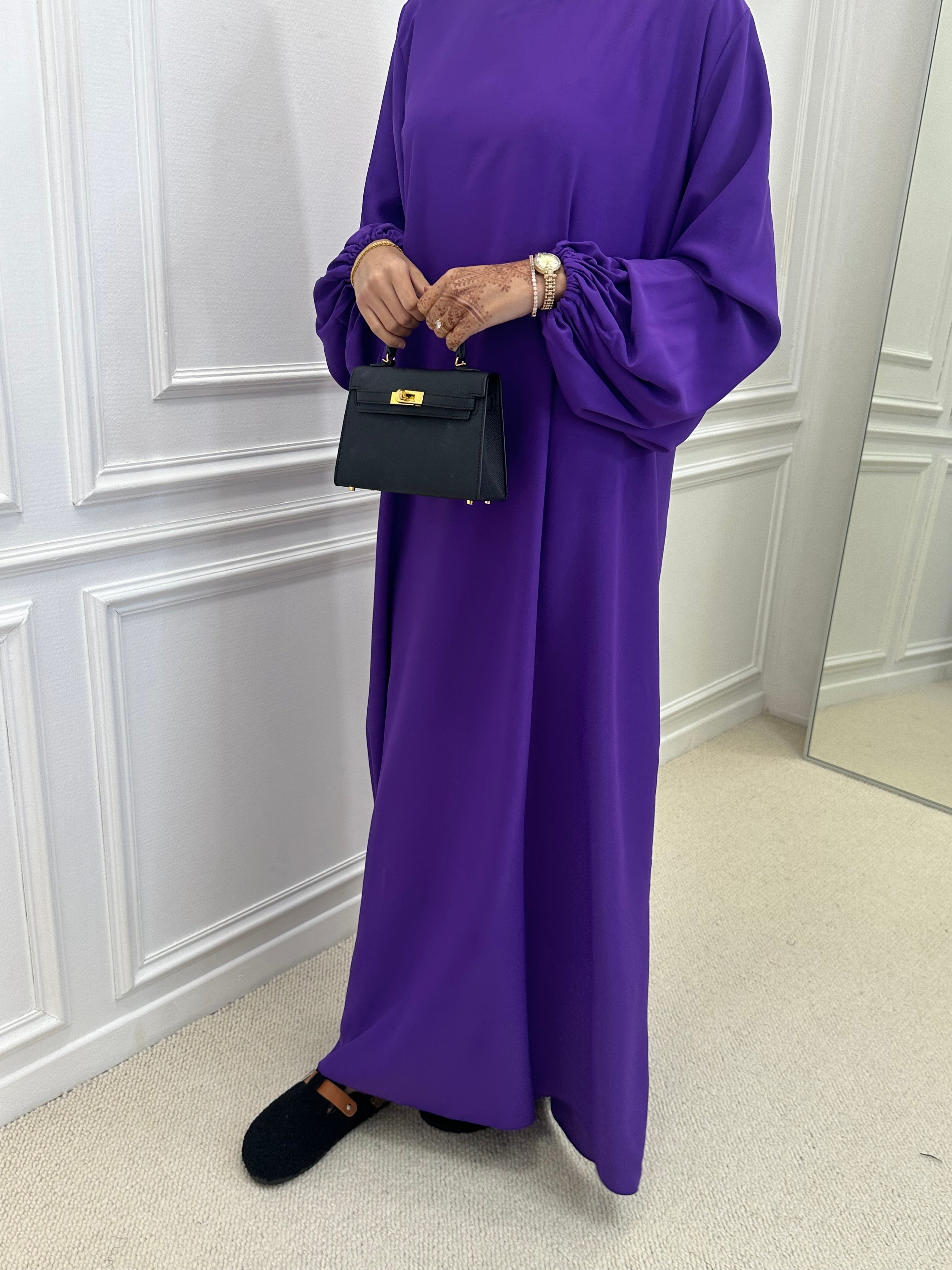 Abaya OUMEIMA violette