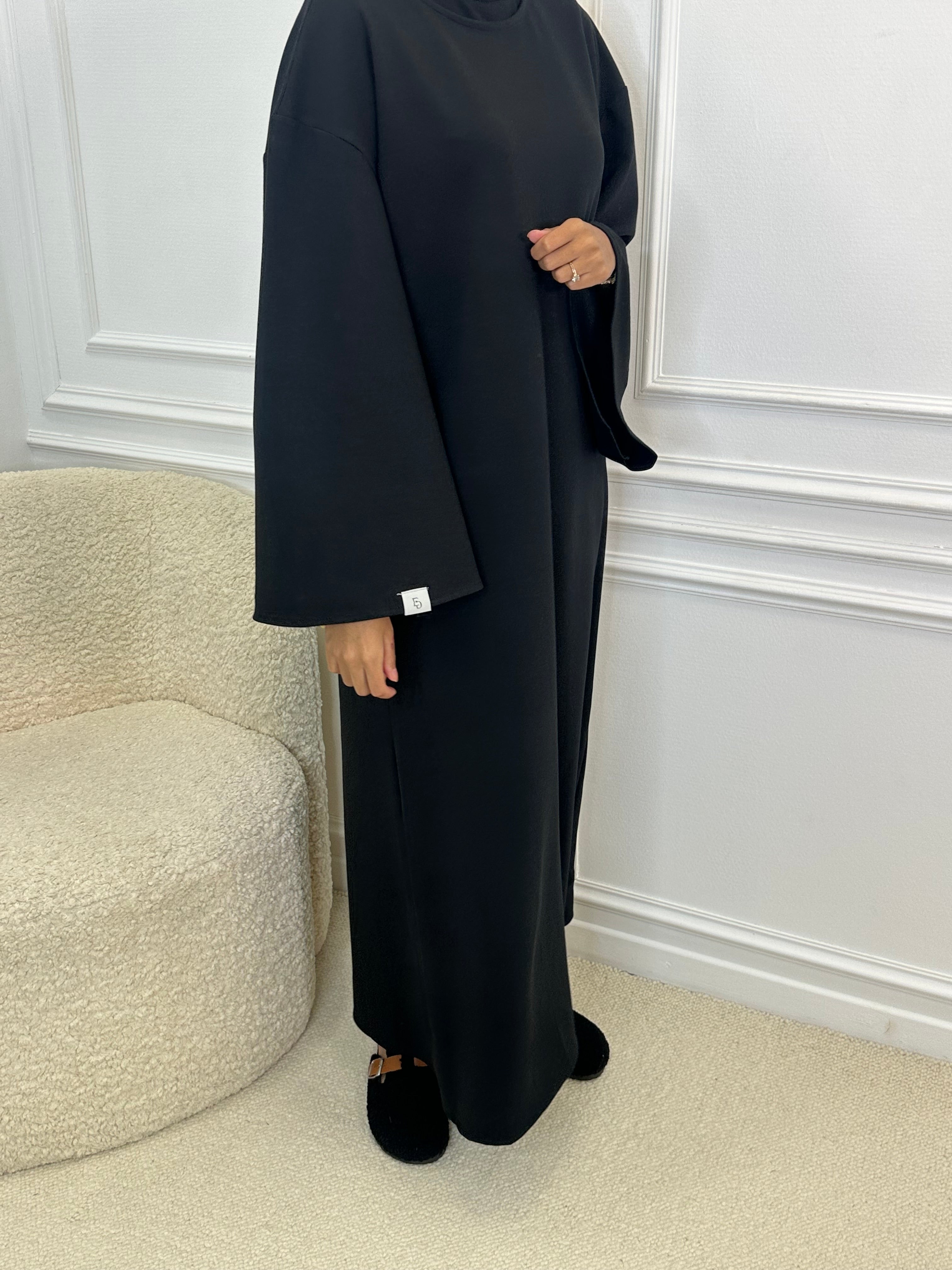 Abaya SWEATY noir