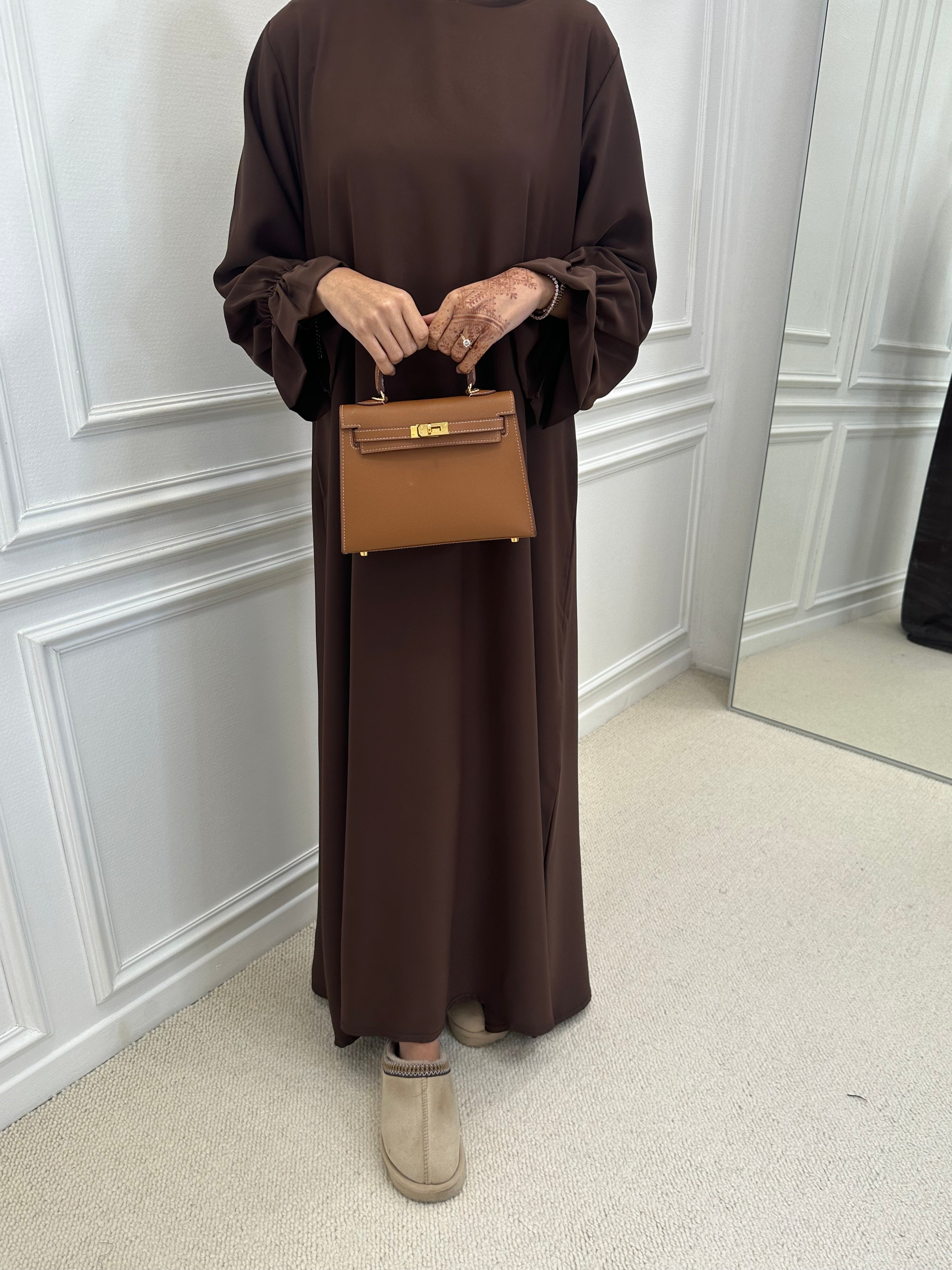 Abaya LOLA chocolat