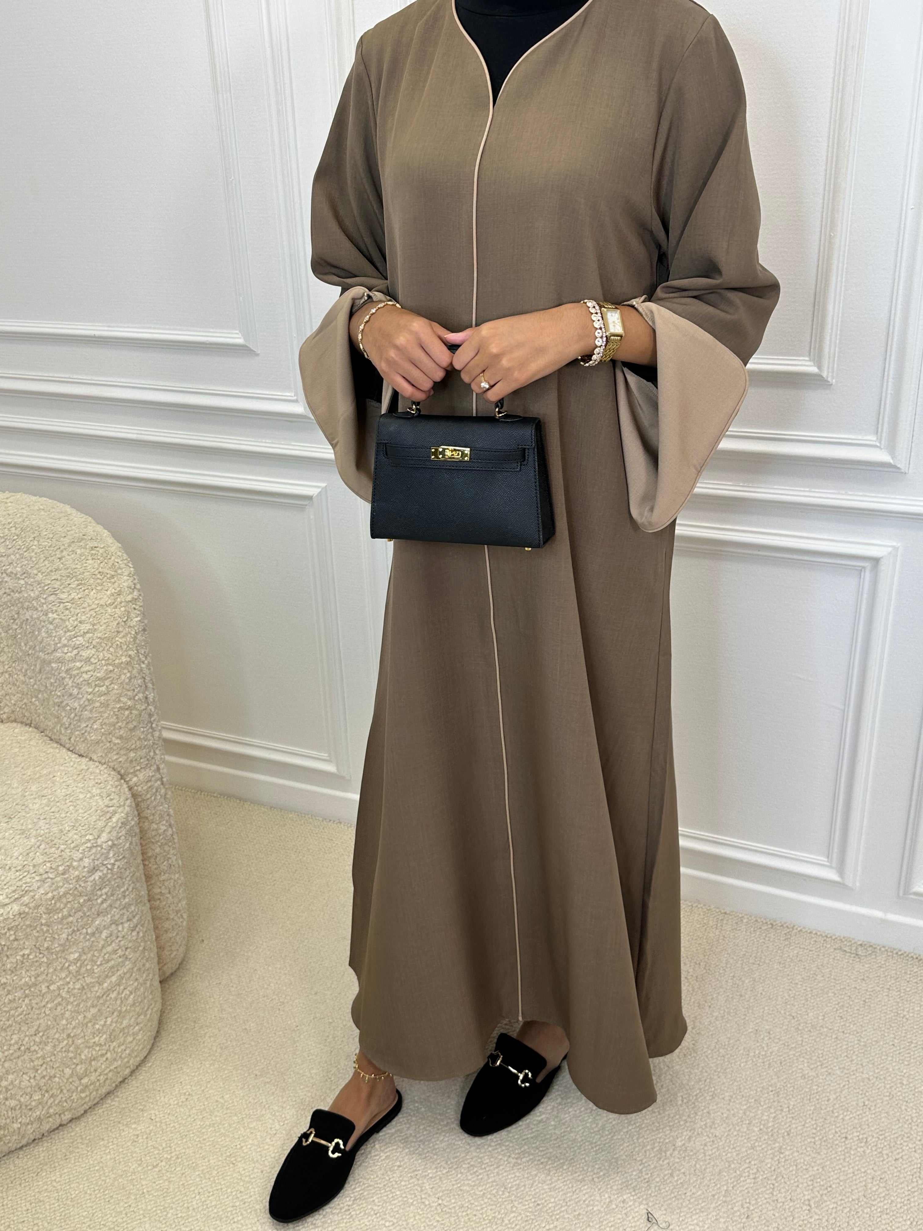 Abaya UZMA taupe