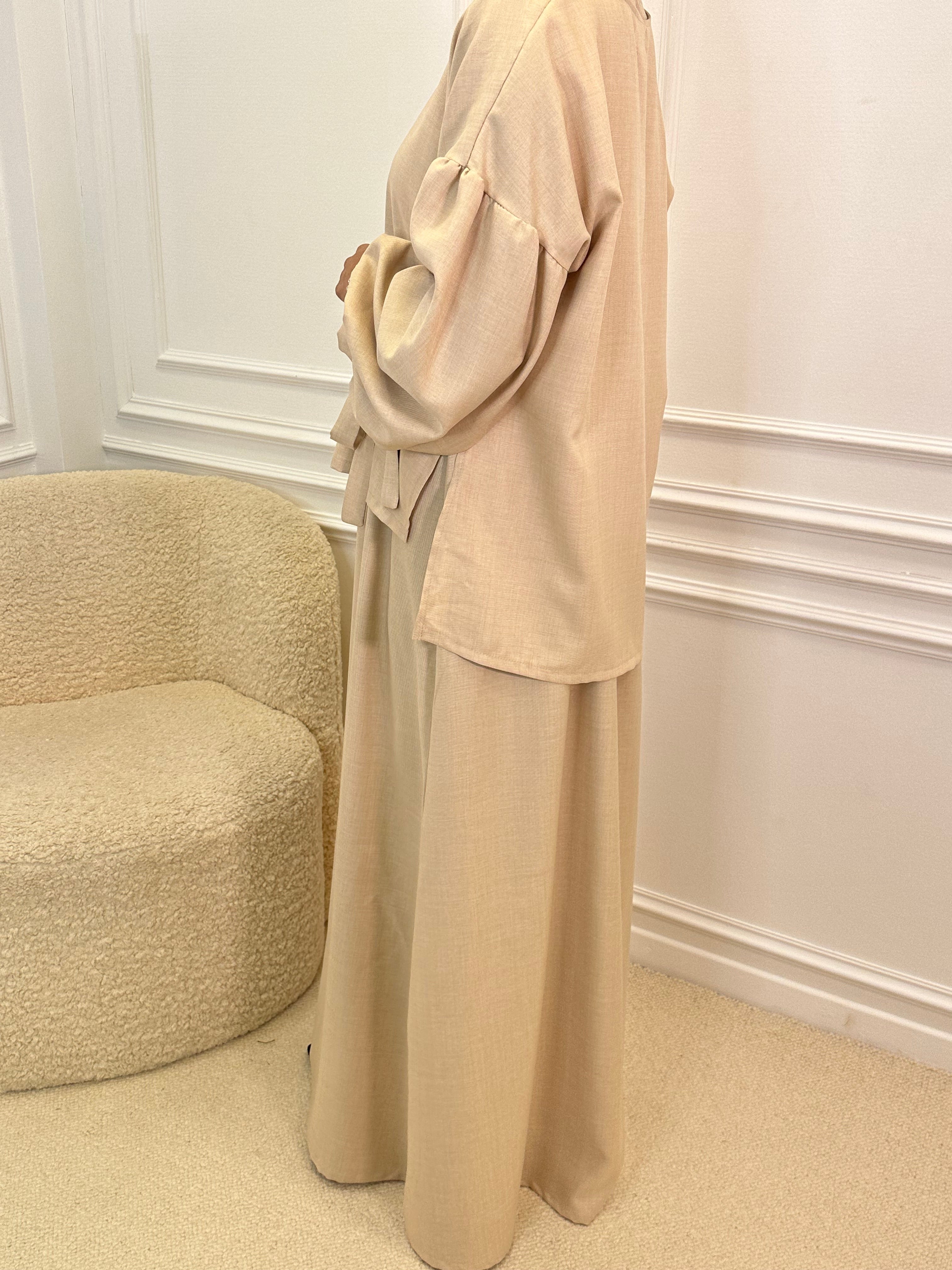 Abaya ISRA beige