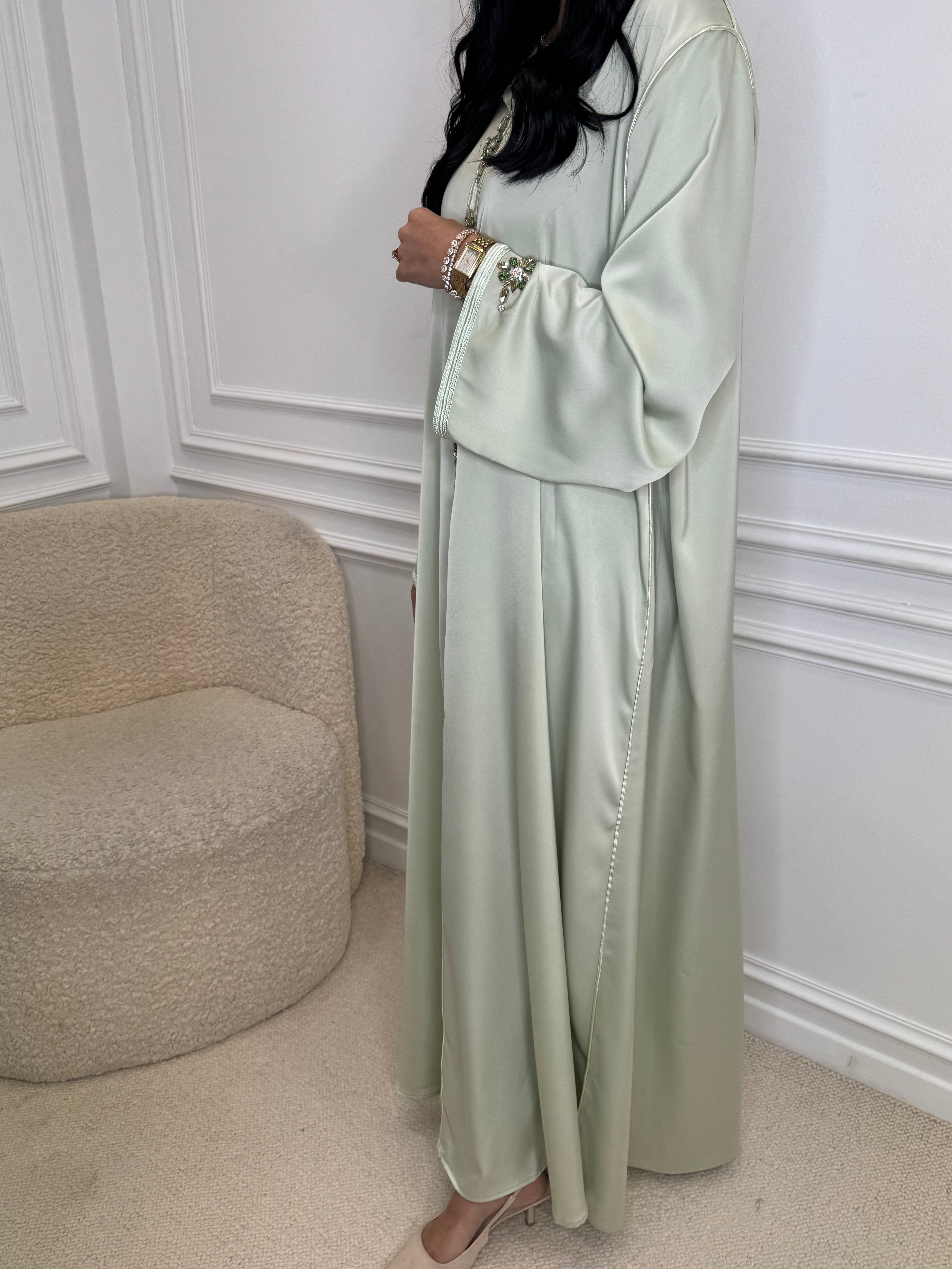 Djellaba SAJA pistache