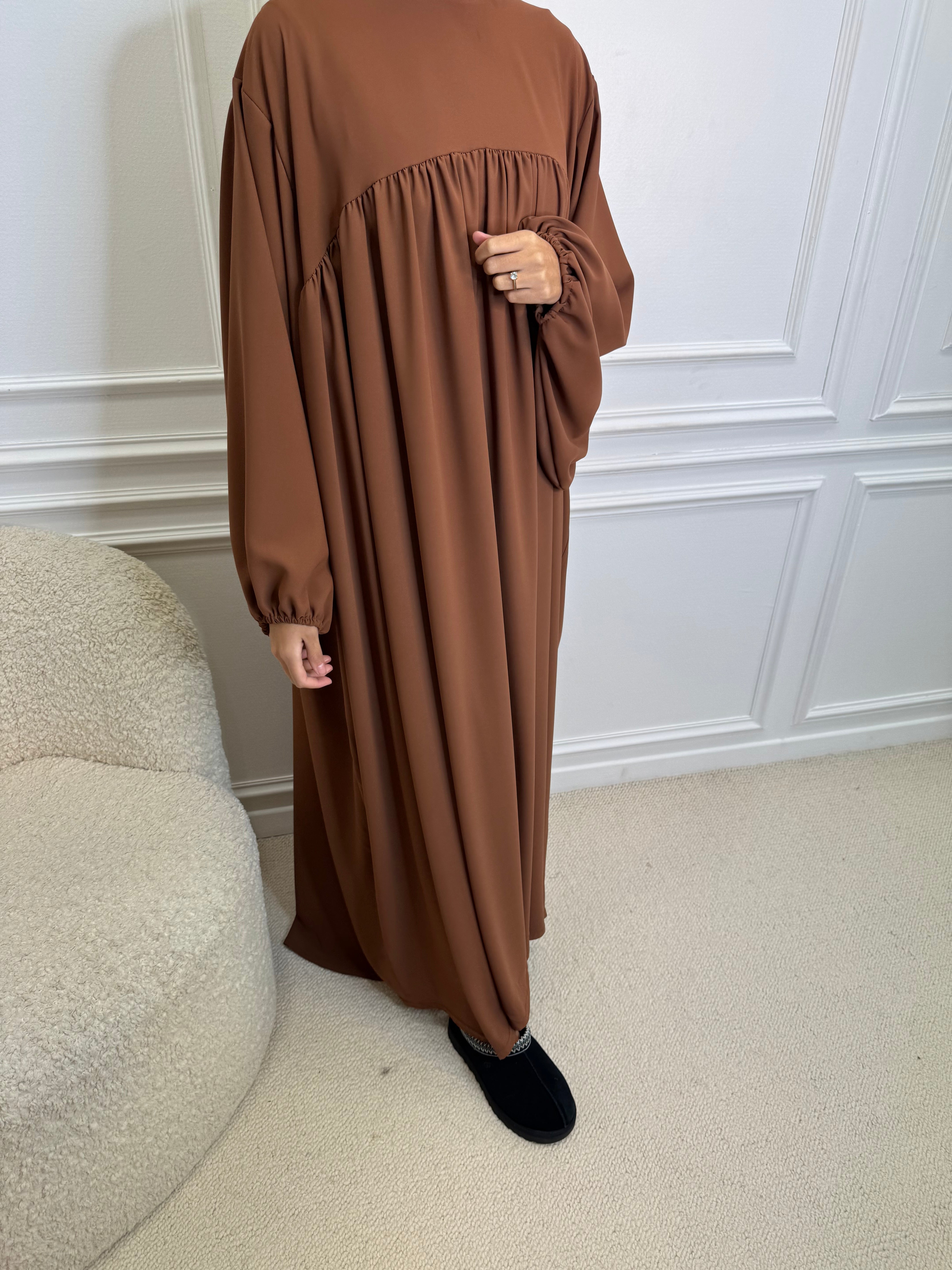 Abaya AMEL marron