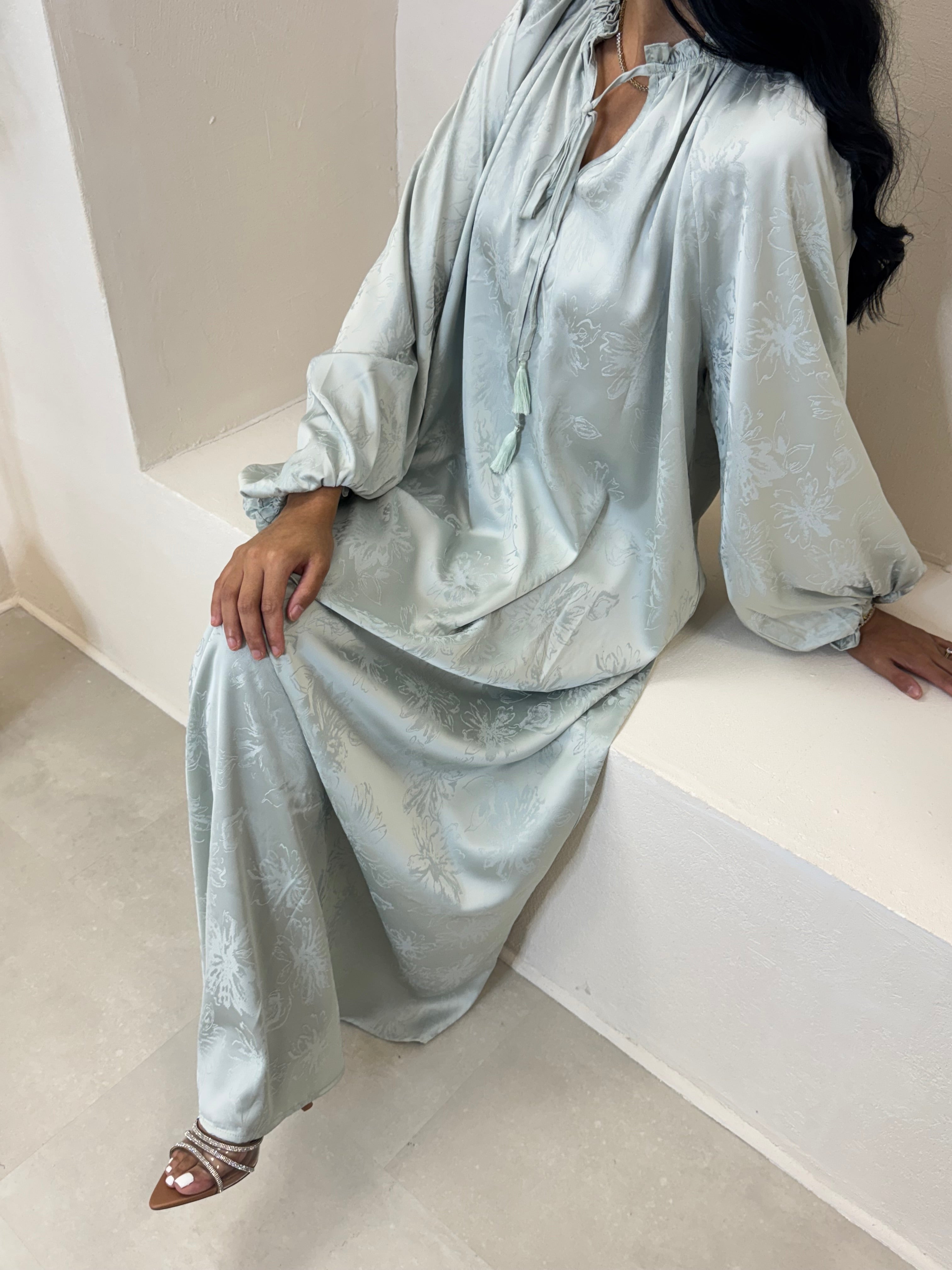 Abaya CÉLESTE turquoise