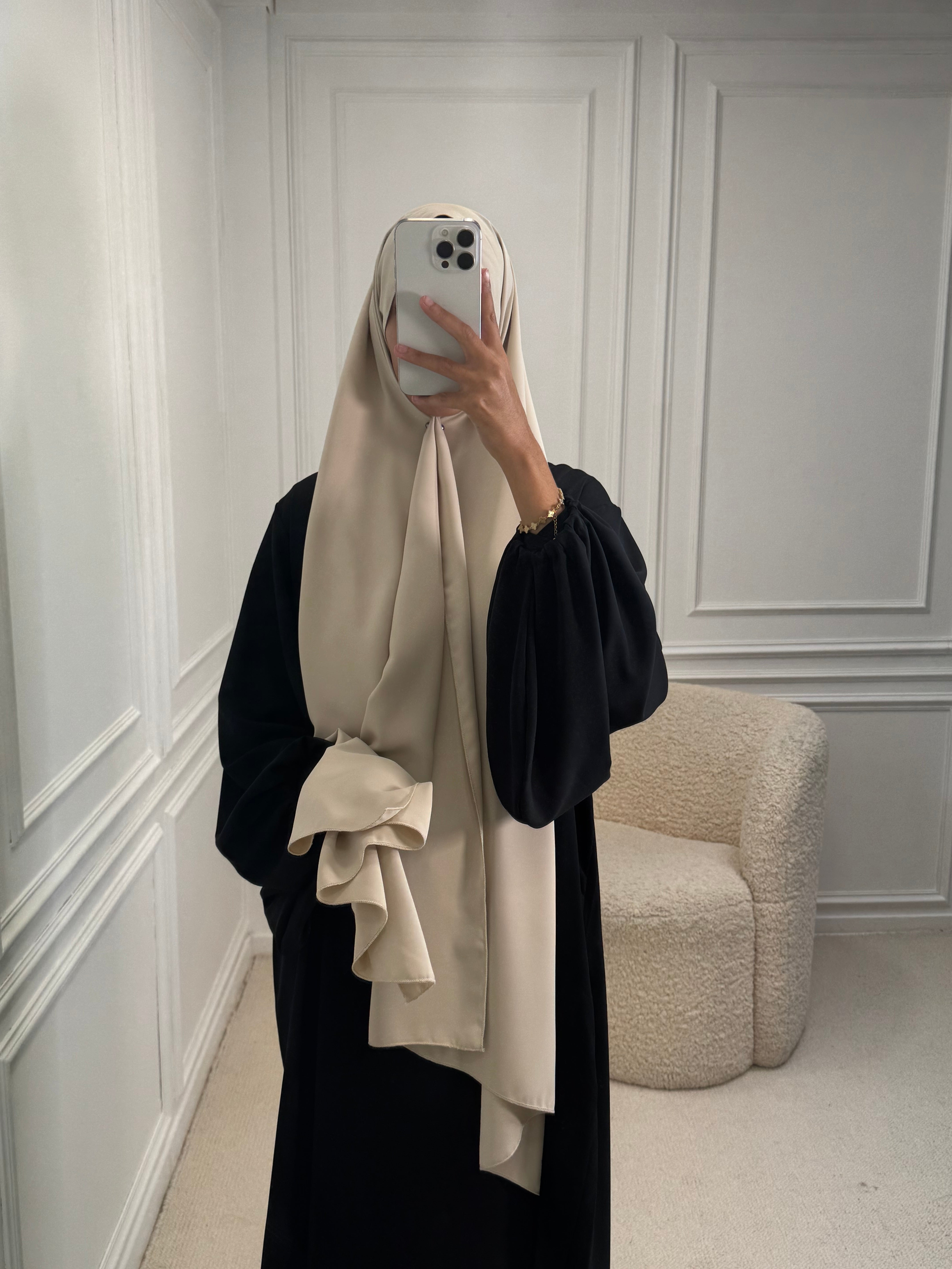 Hijab SOIE DE MÉDINE beige