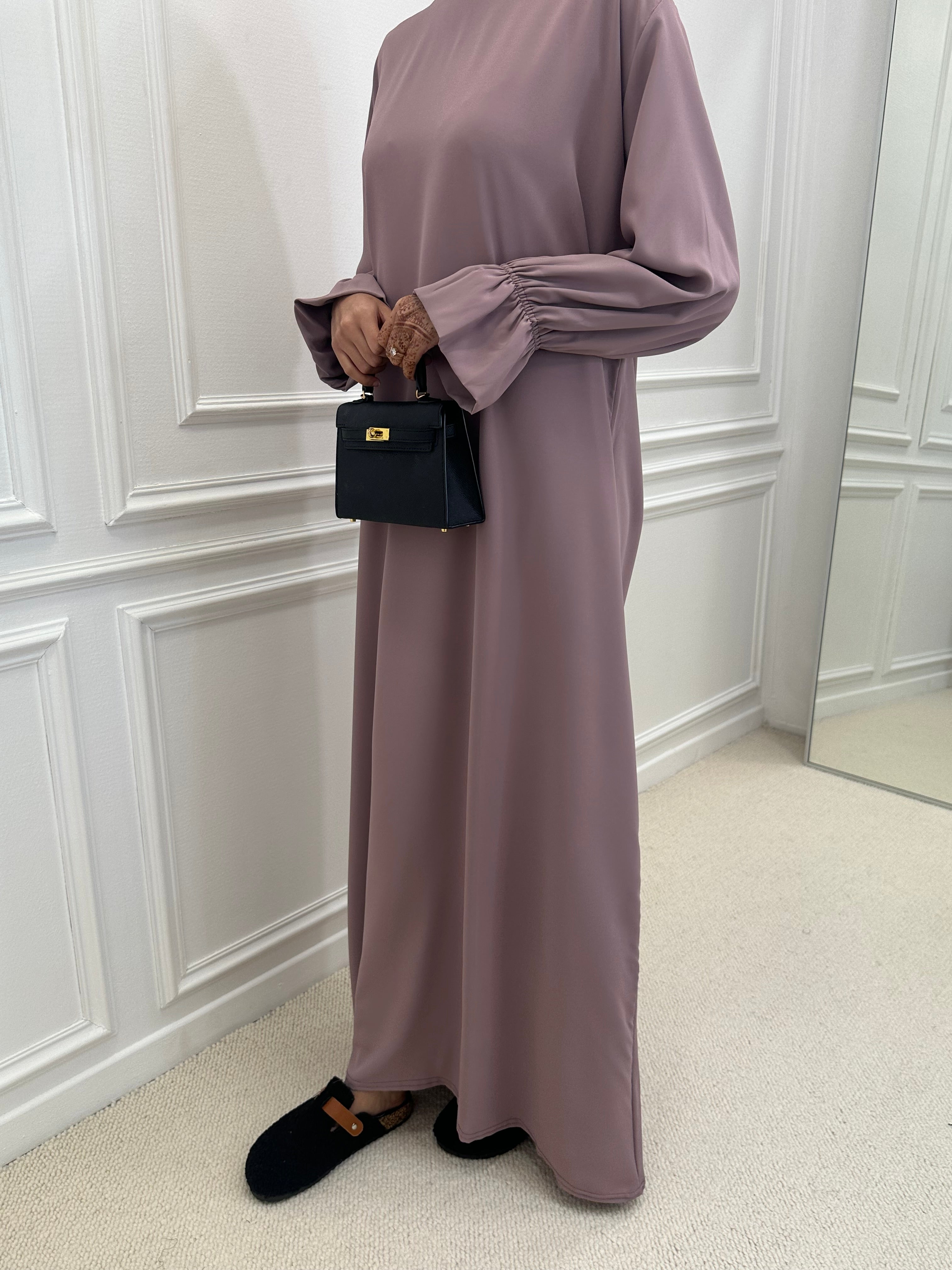 Abaya LOLA mauve