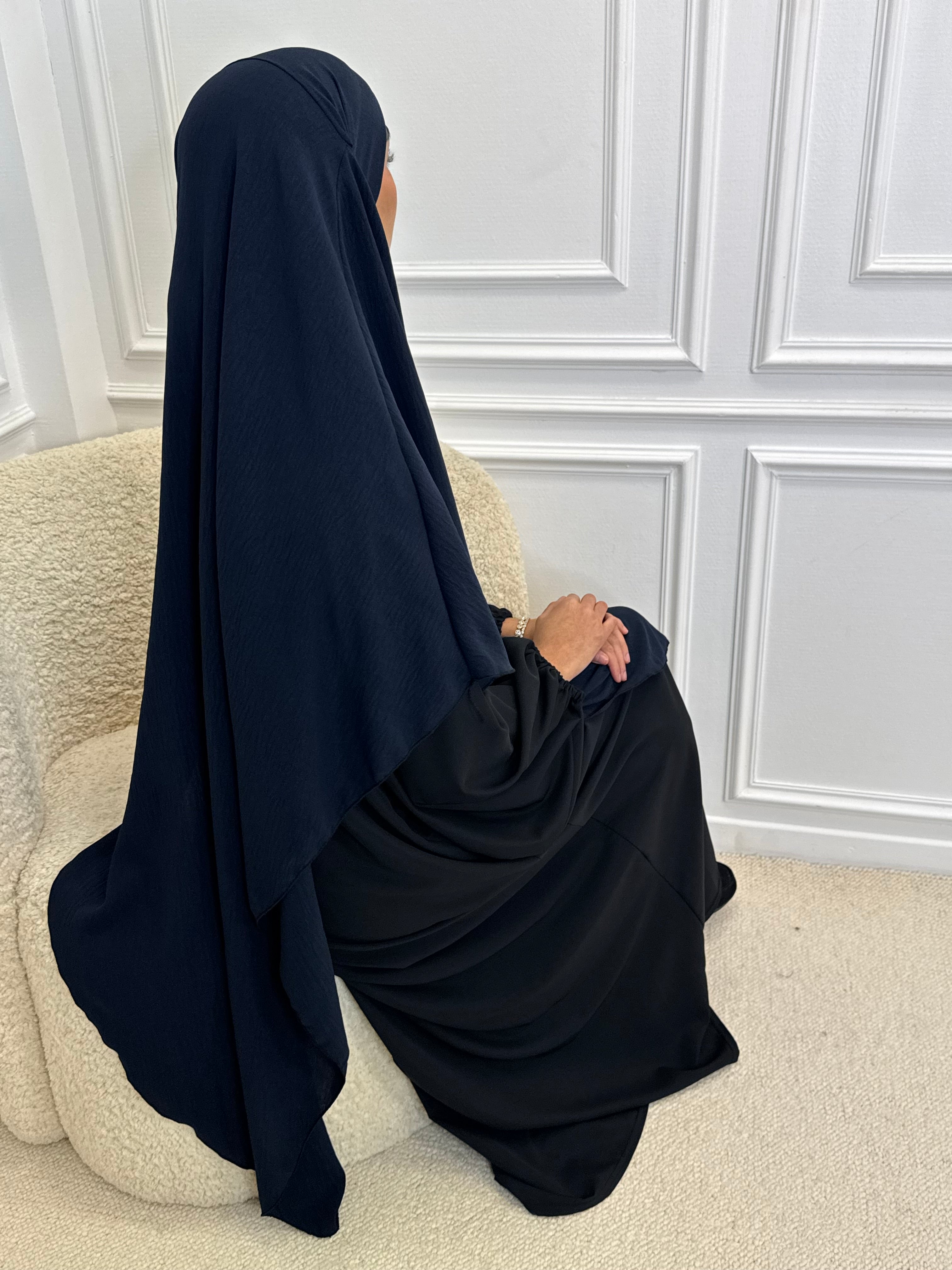 Khimar jazz bleu marine