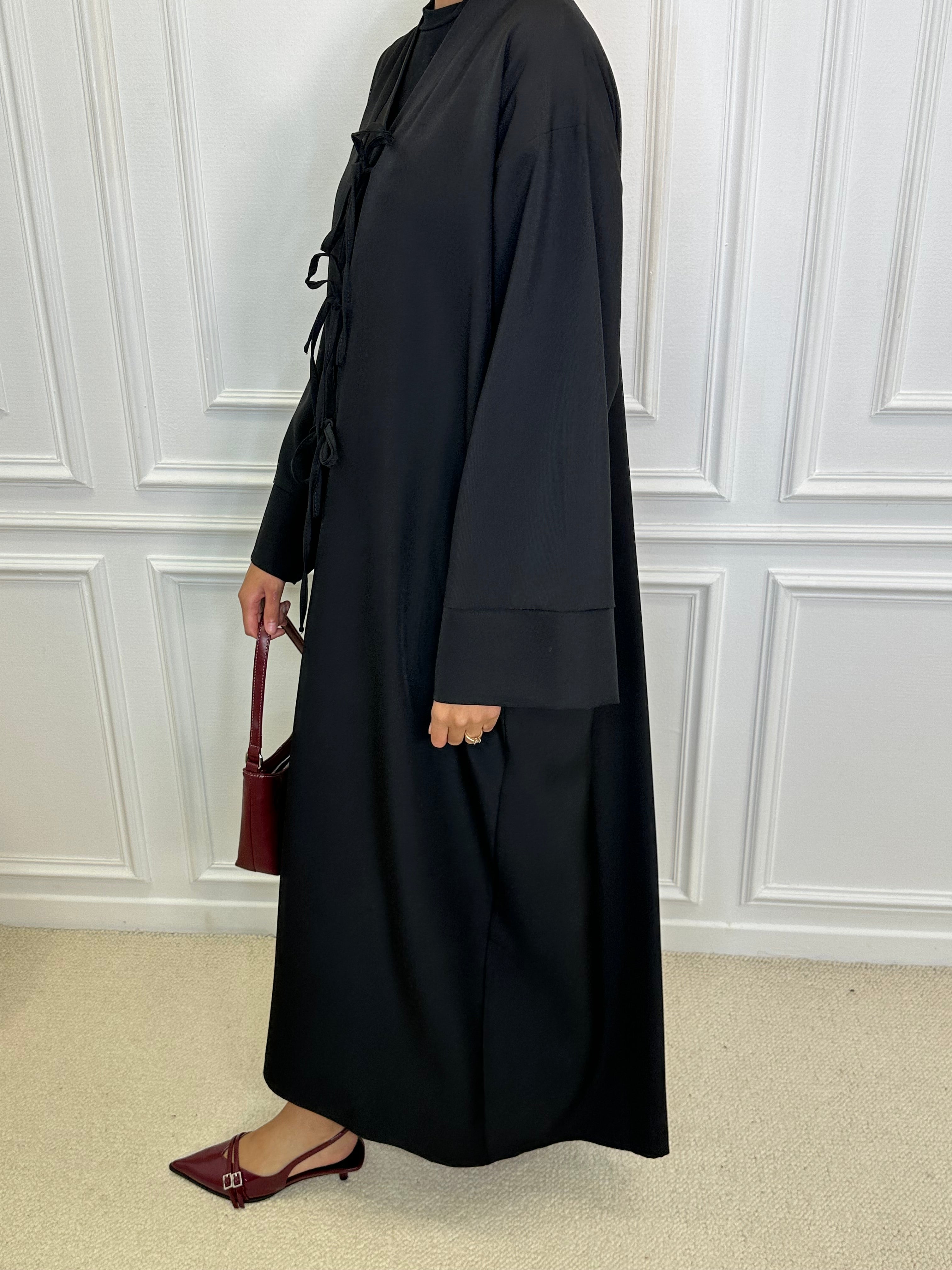 Abaya COQUETTE noir