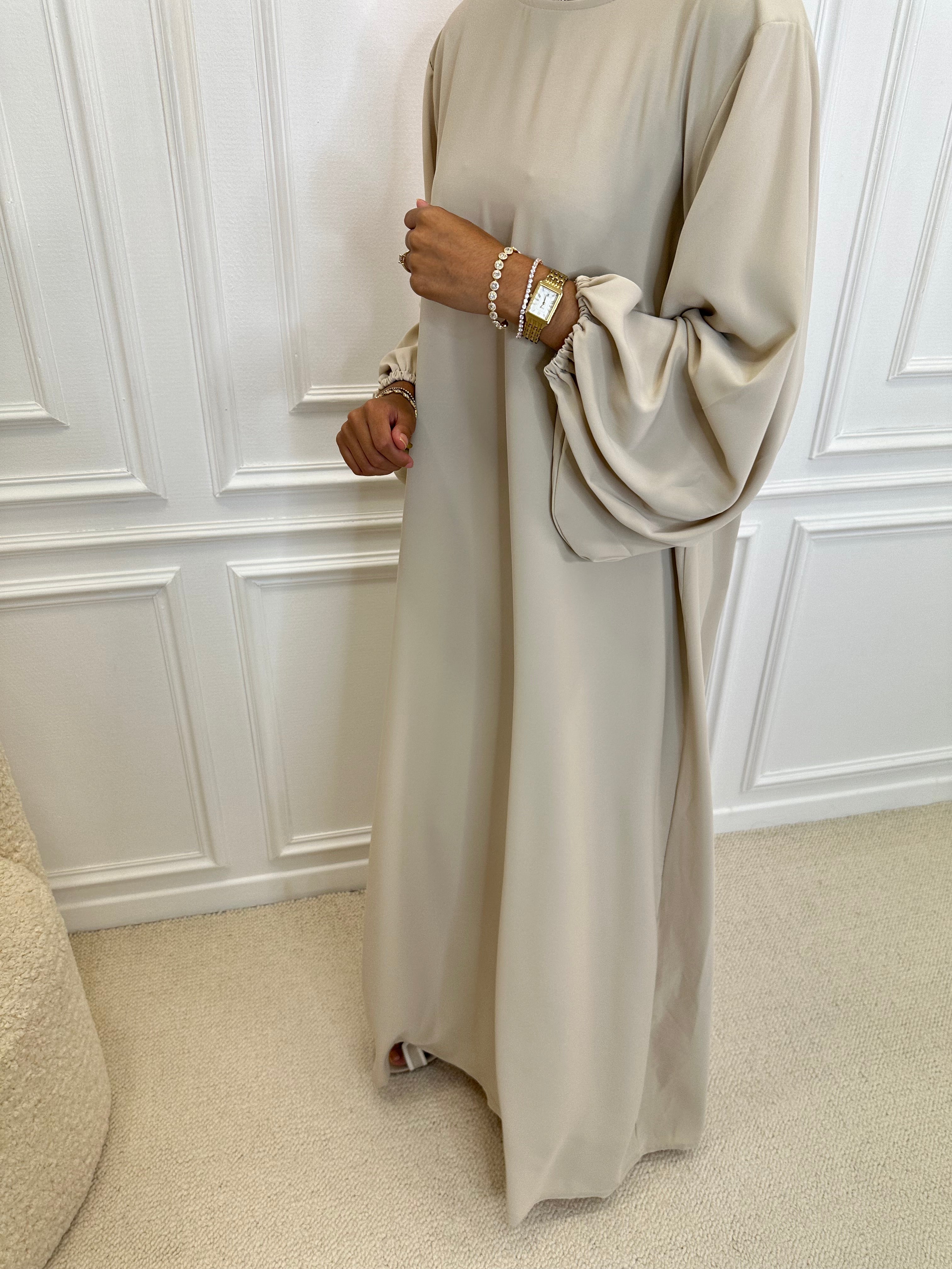 Abaya OUMEIMA beige