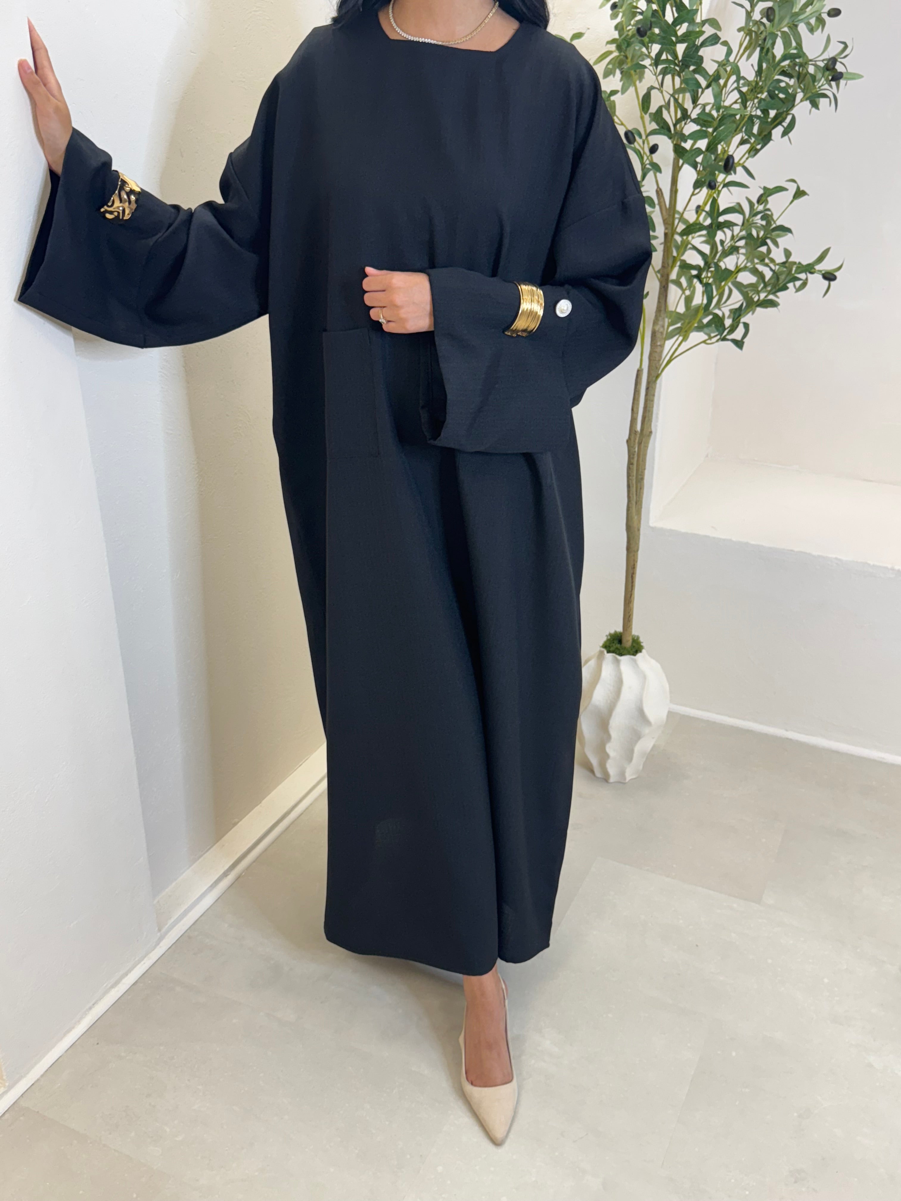 Abaya INA noir