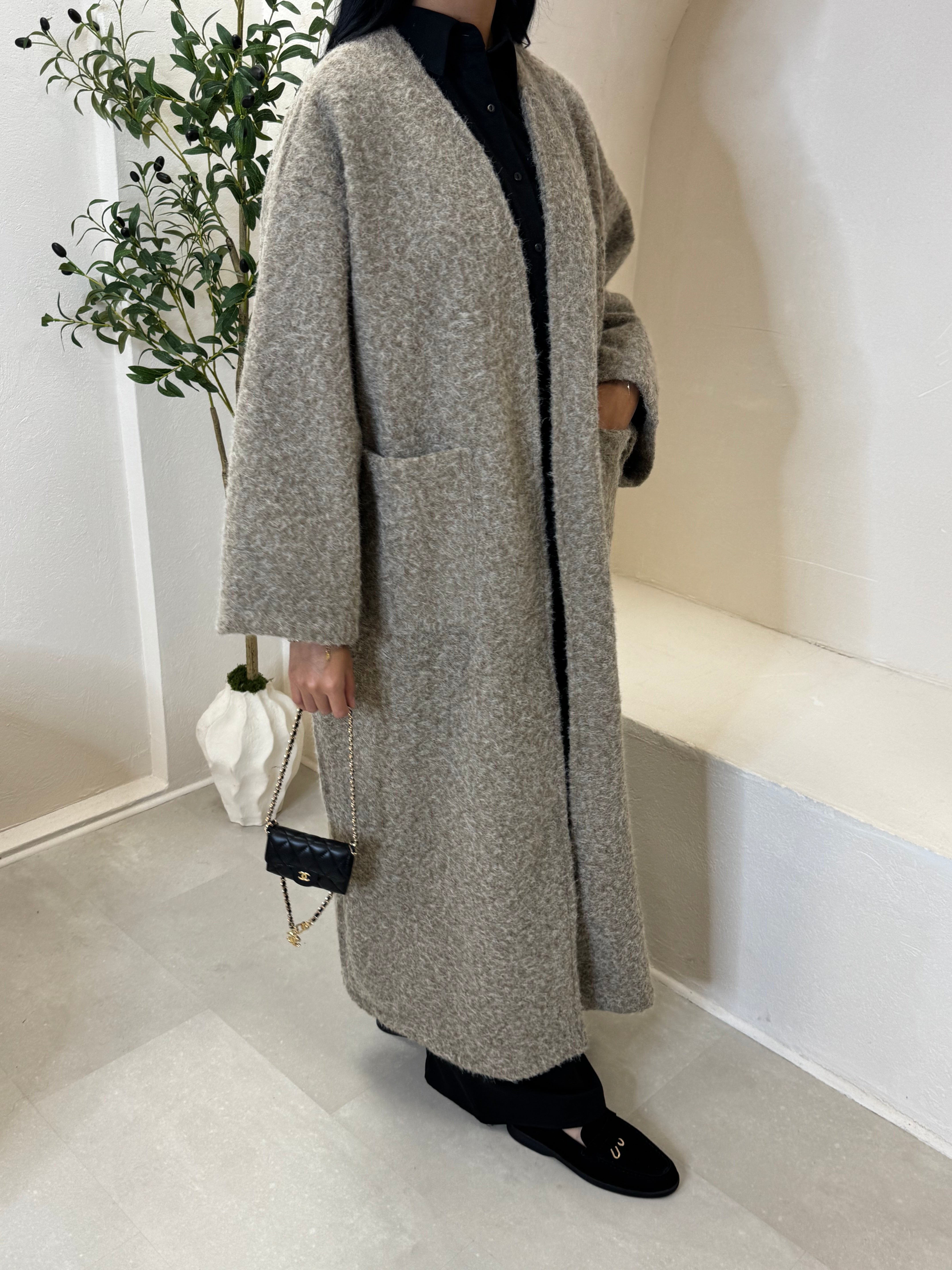 Manteau SOUKIE taupe