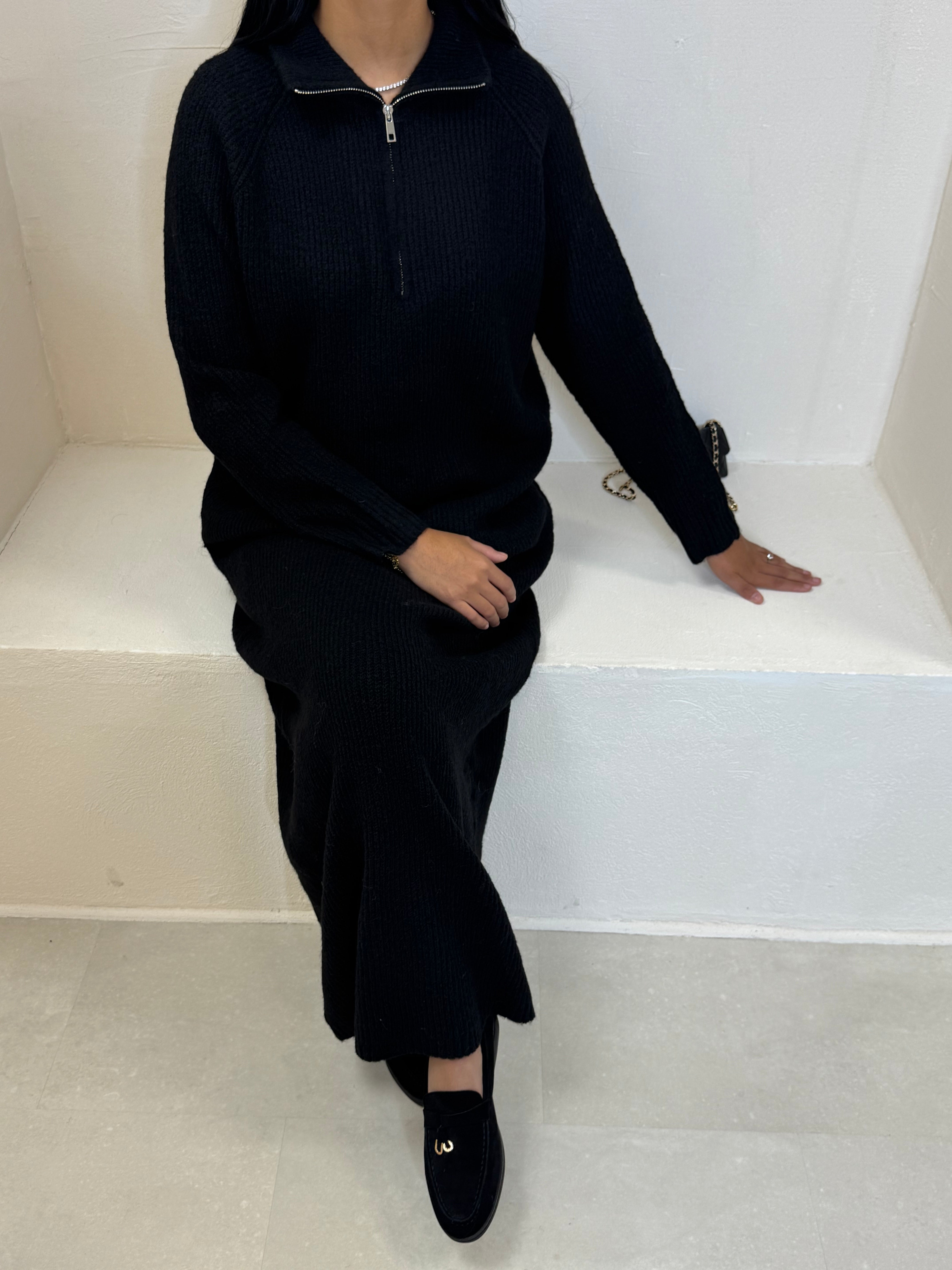 Robe pull SEYA noir