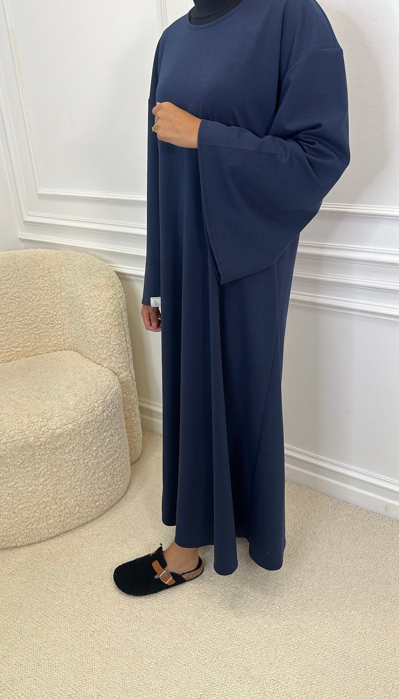 Abaya SWEATY bleu nuit