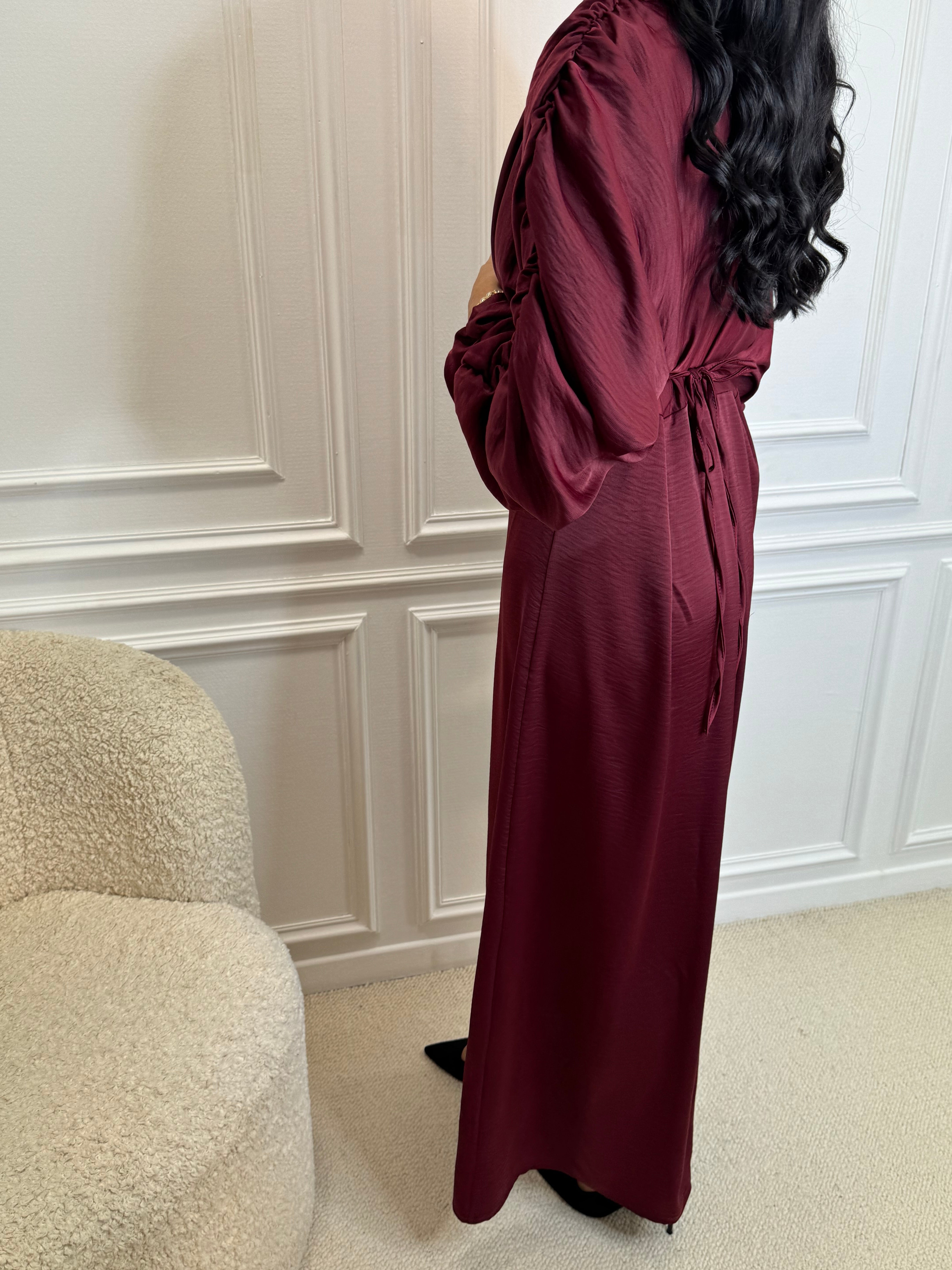 Robe SHANA bordeaux