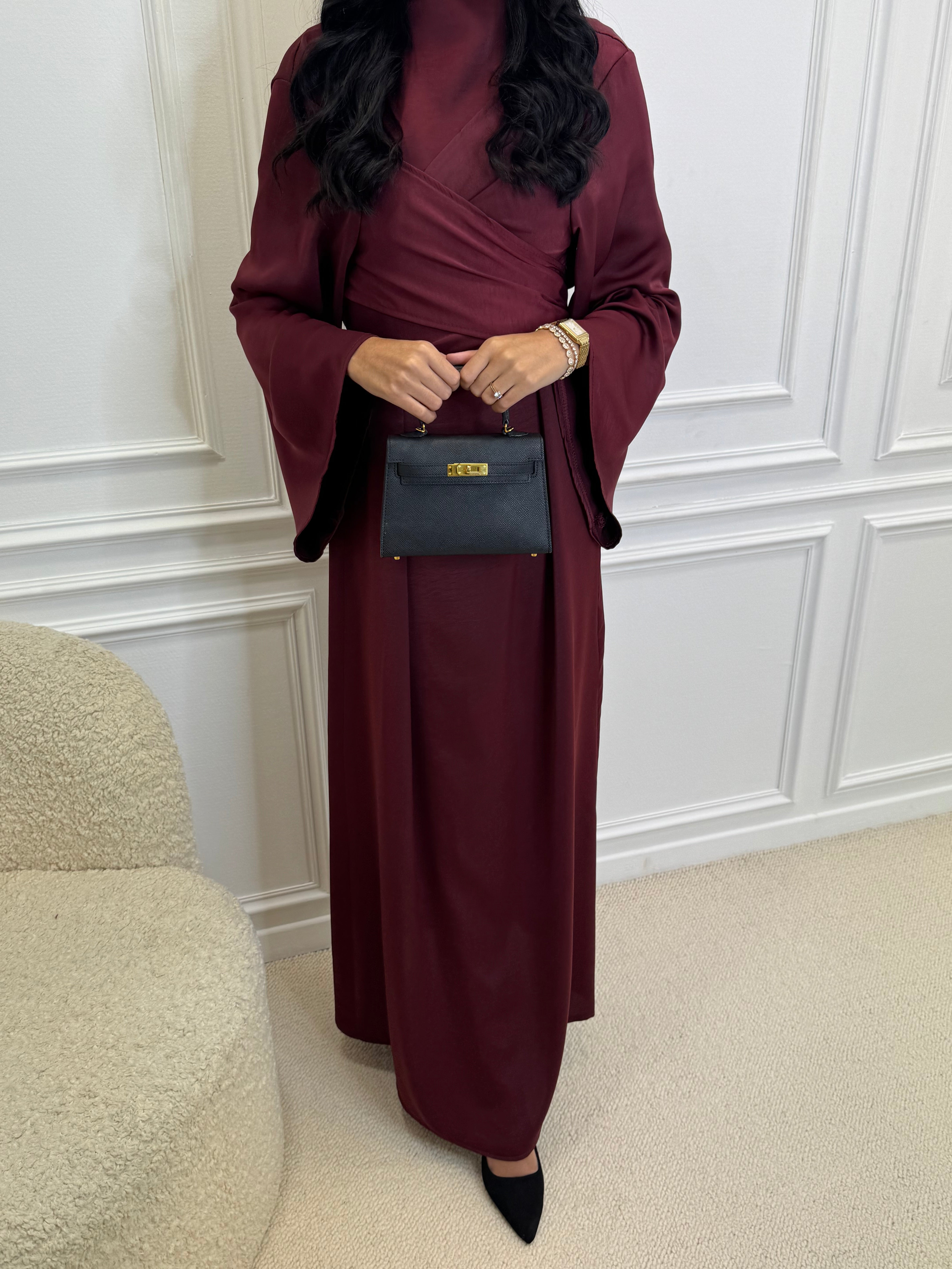 Robe LEYA bordeaux