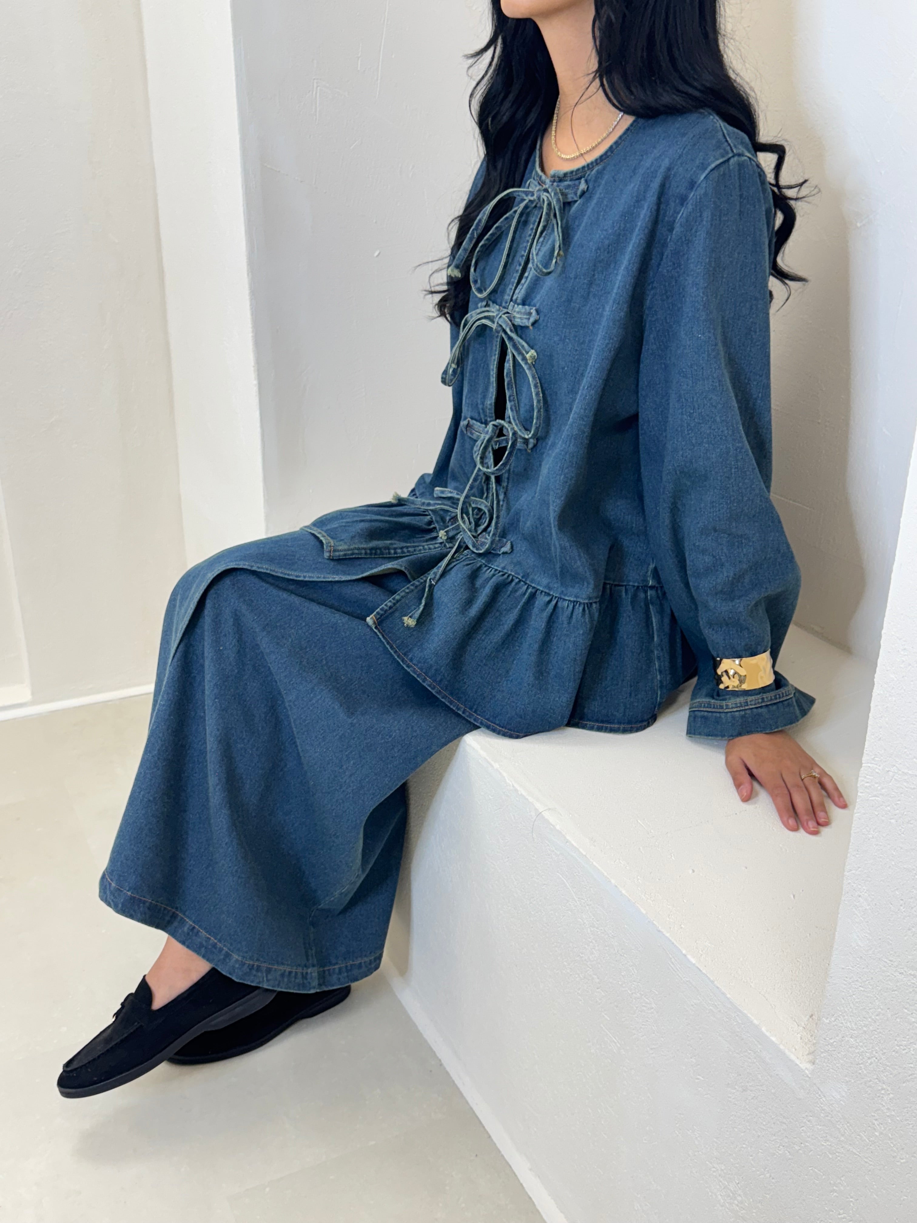 Top DENIM foncé