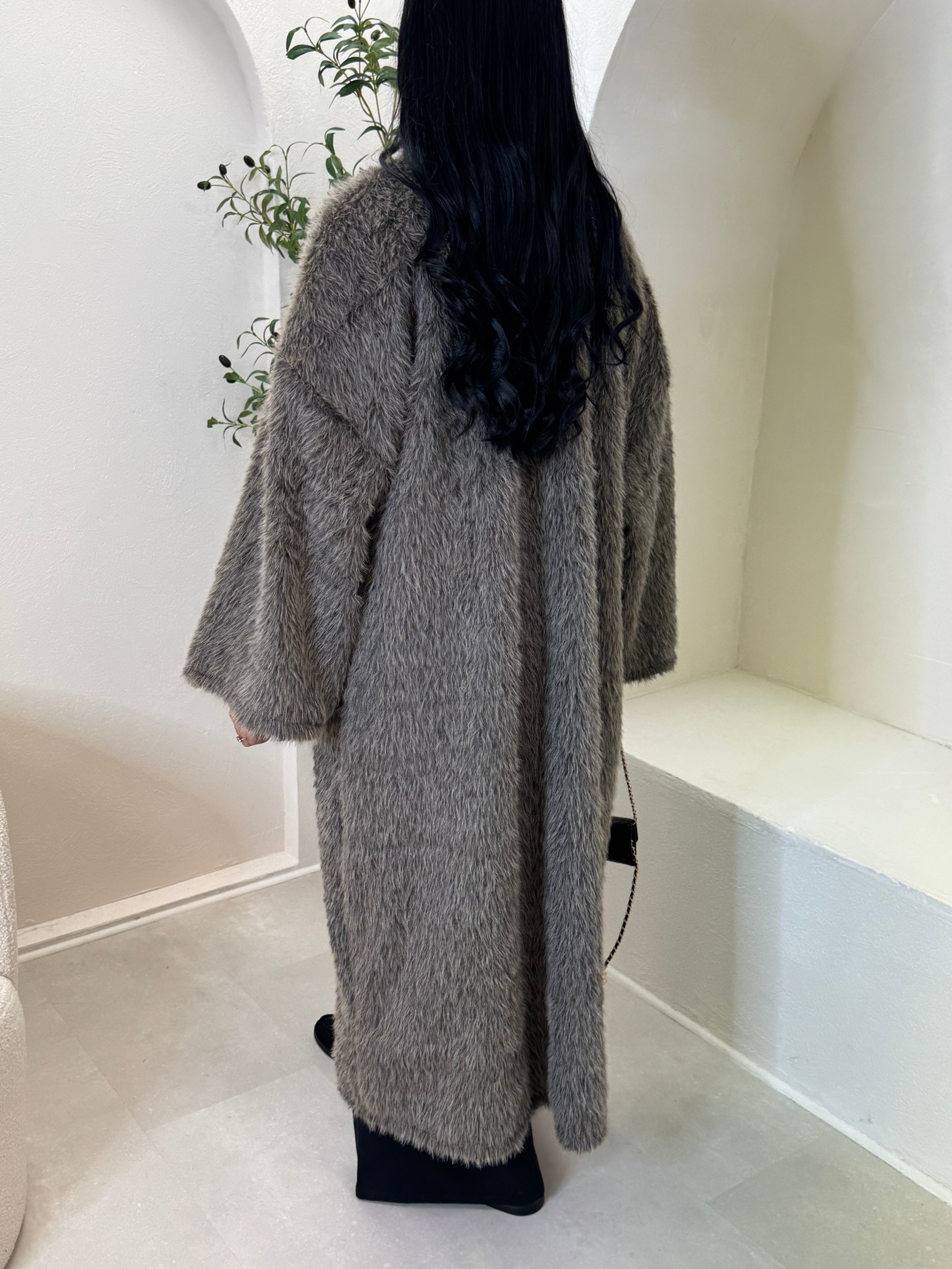 Manteau COCON taupe