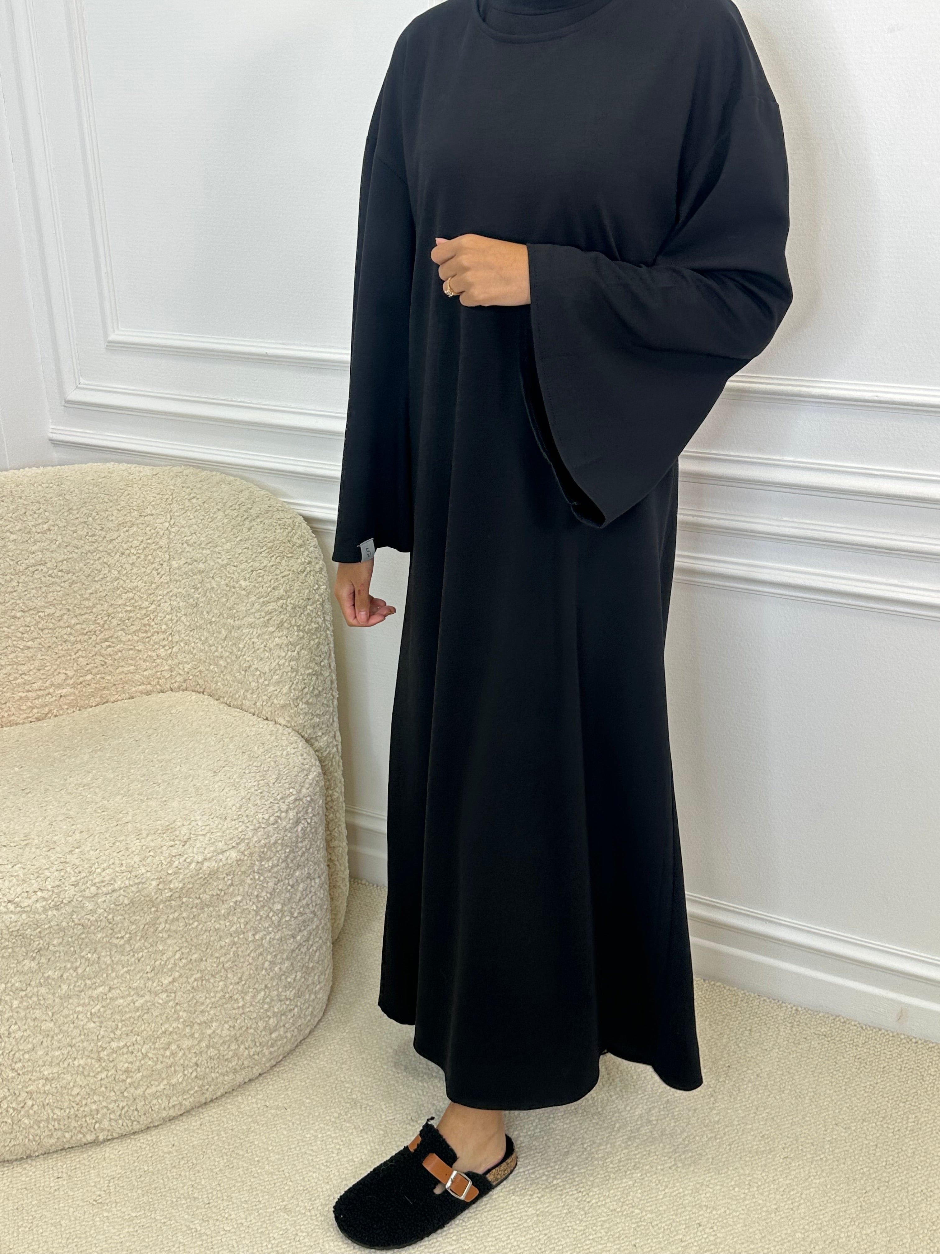 Abaya SWEATY noir