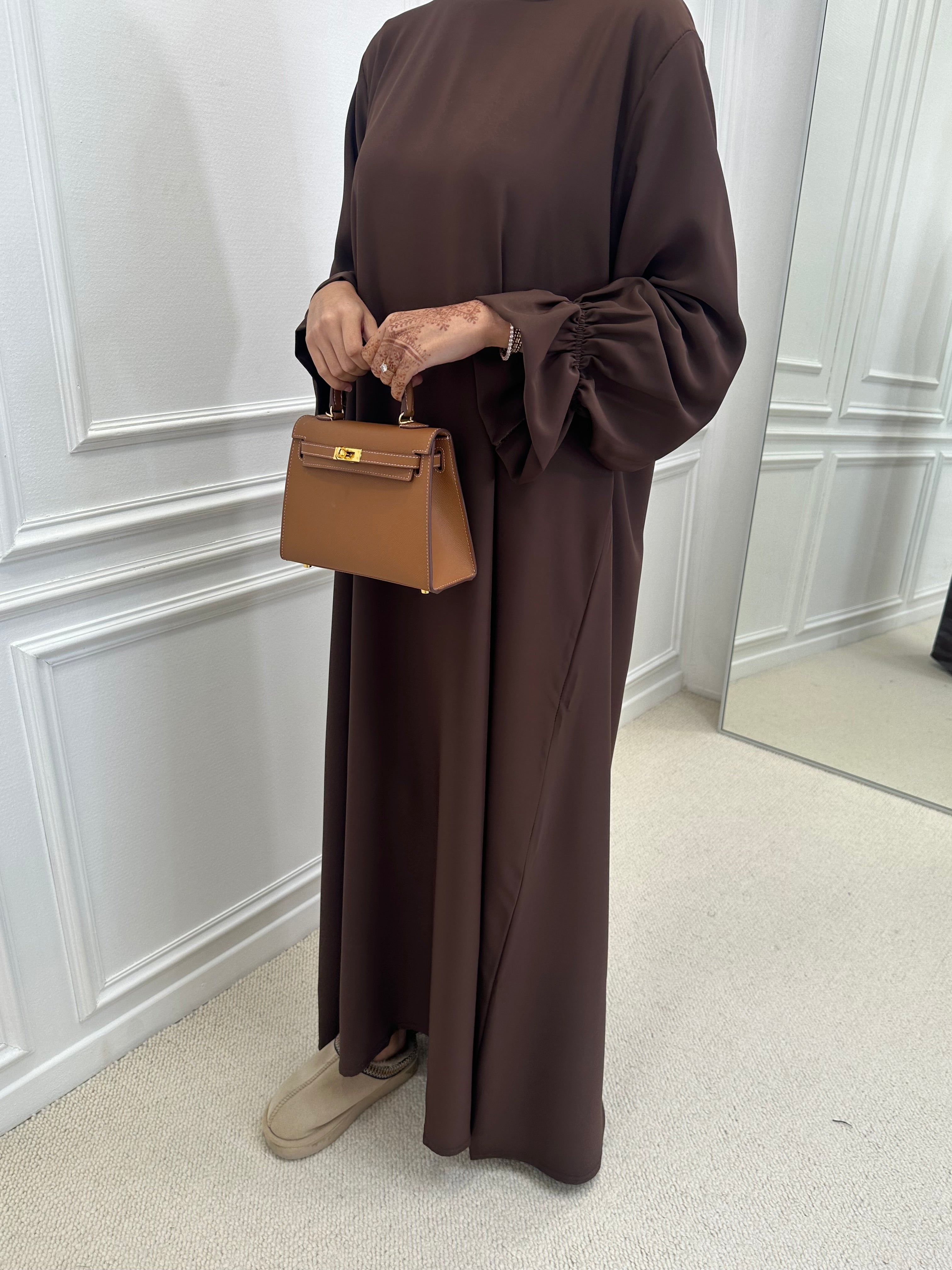 Abaya LOLA chocolat