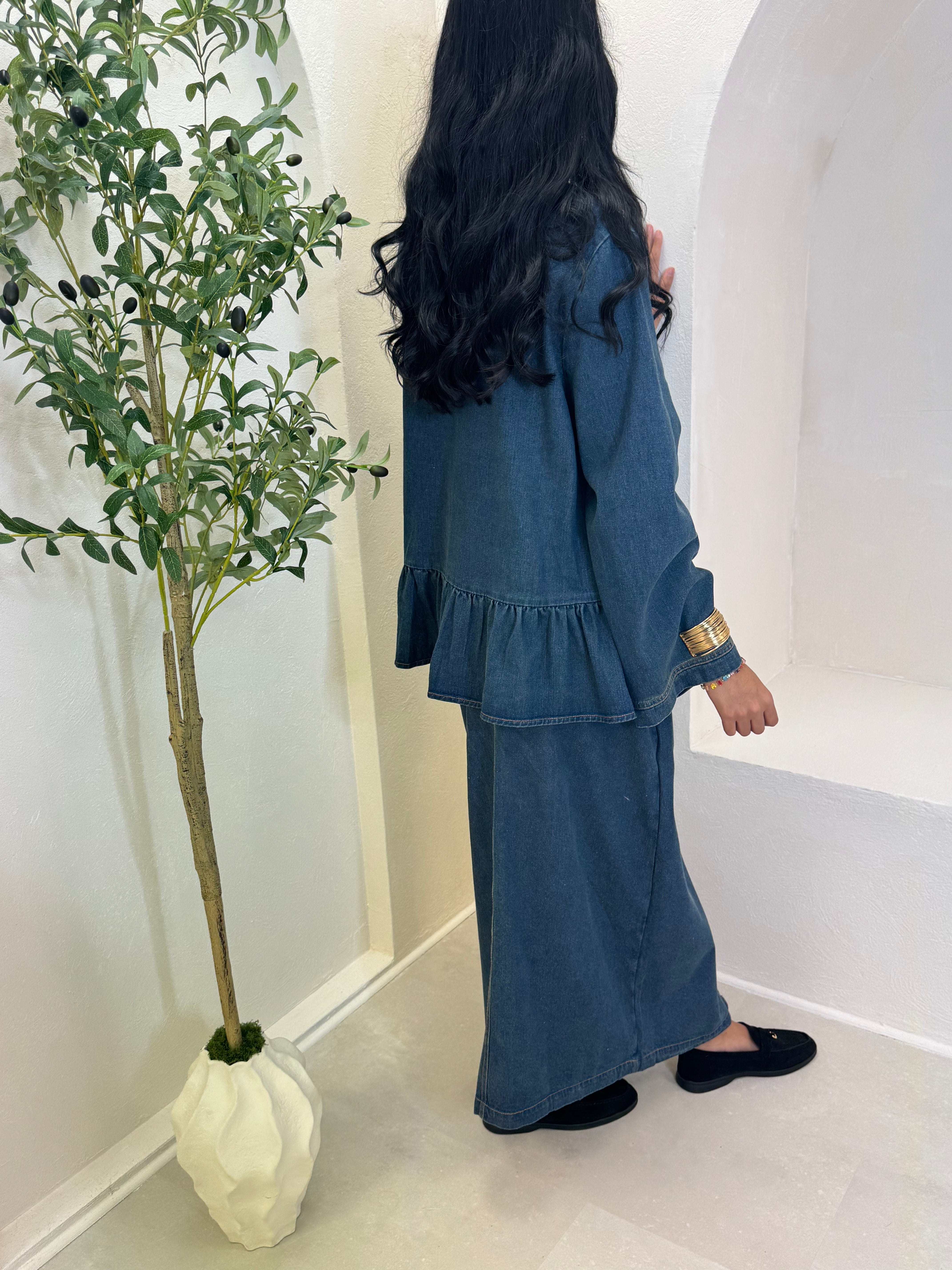Top DENIM foncé