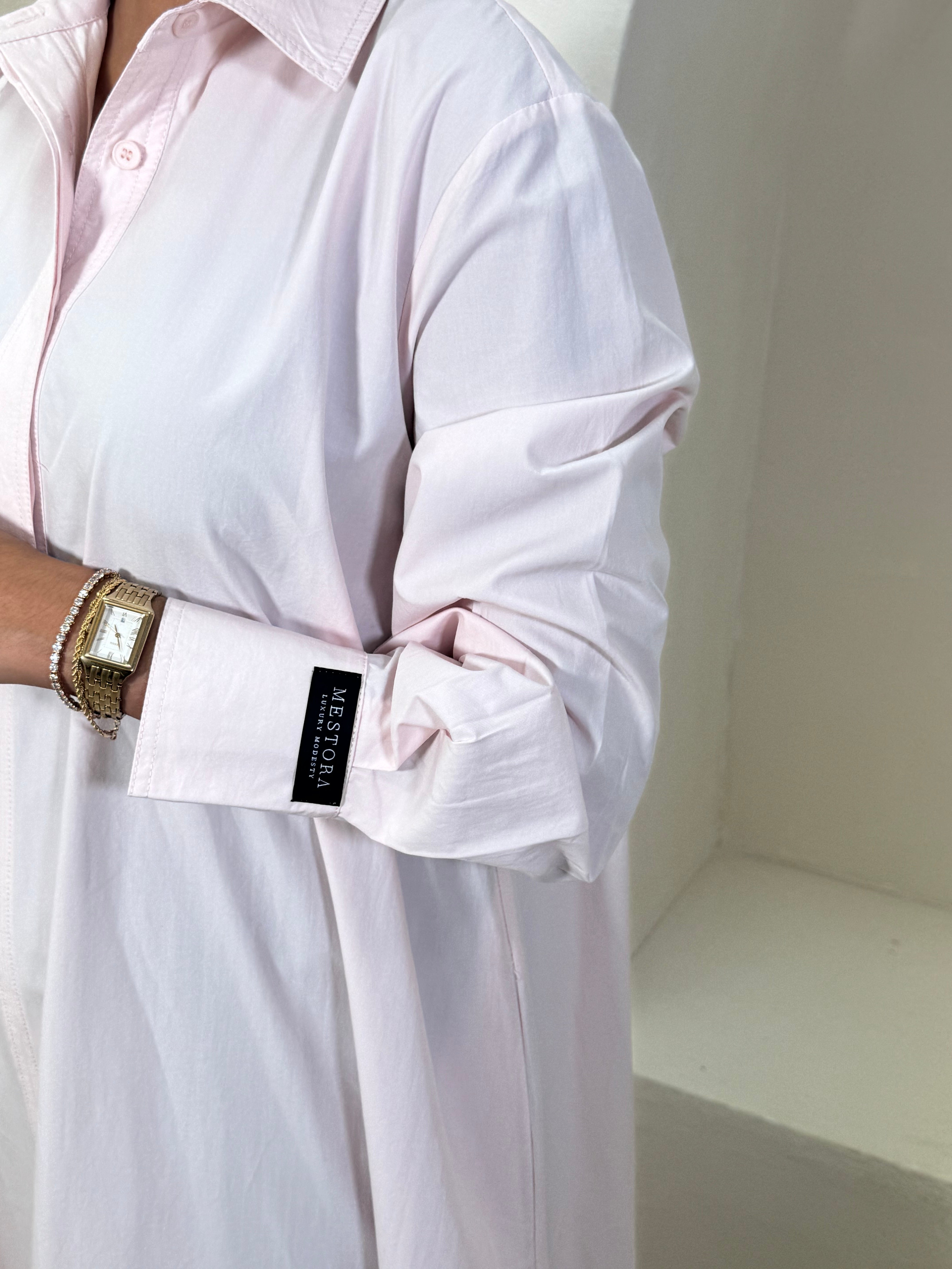 Robe-chemise LARA - Guimauve