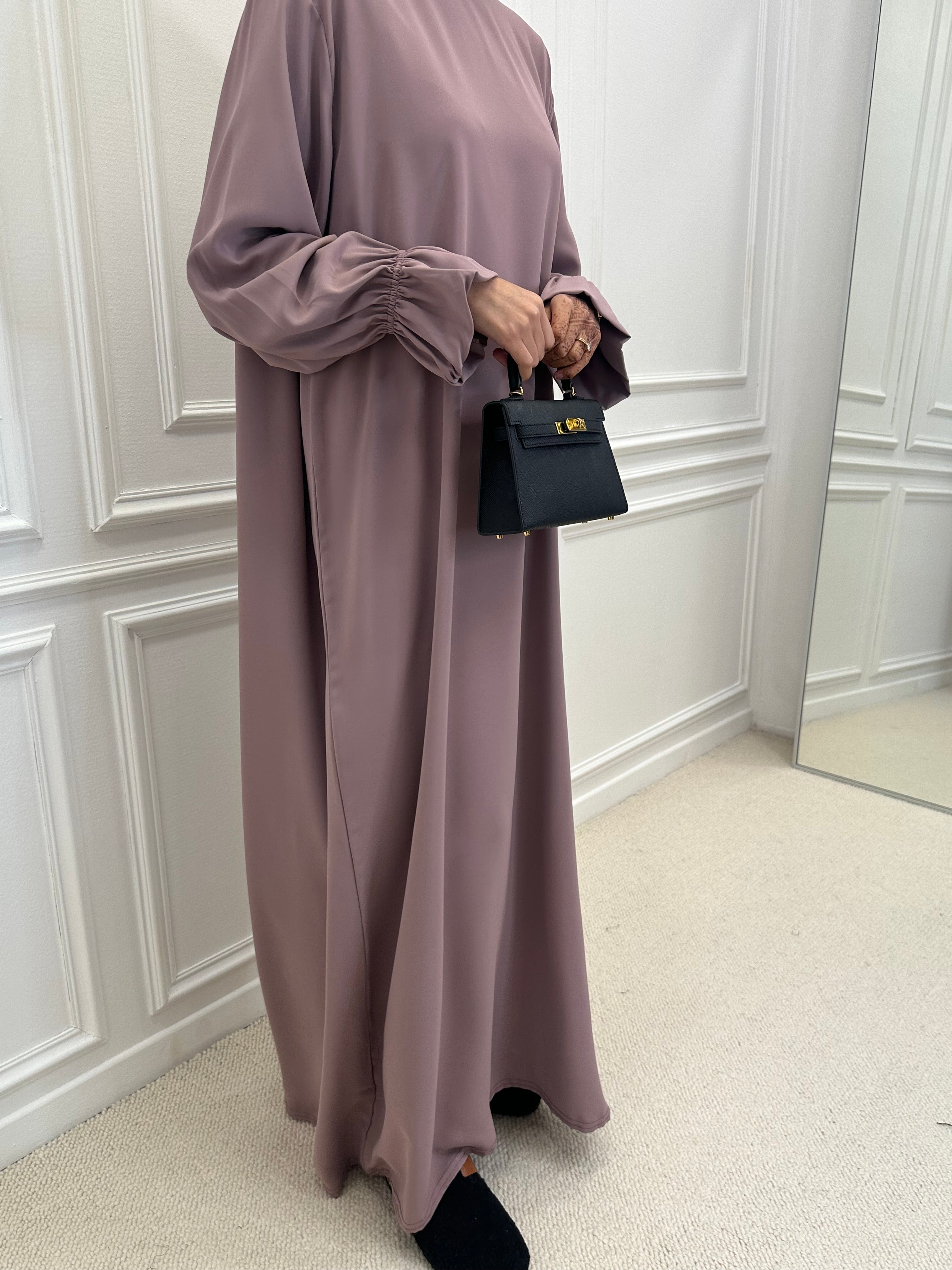 Abaya LOLA mauve