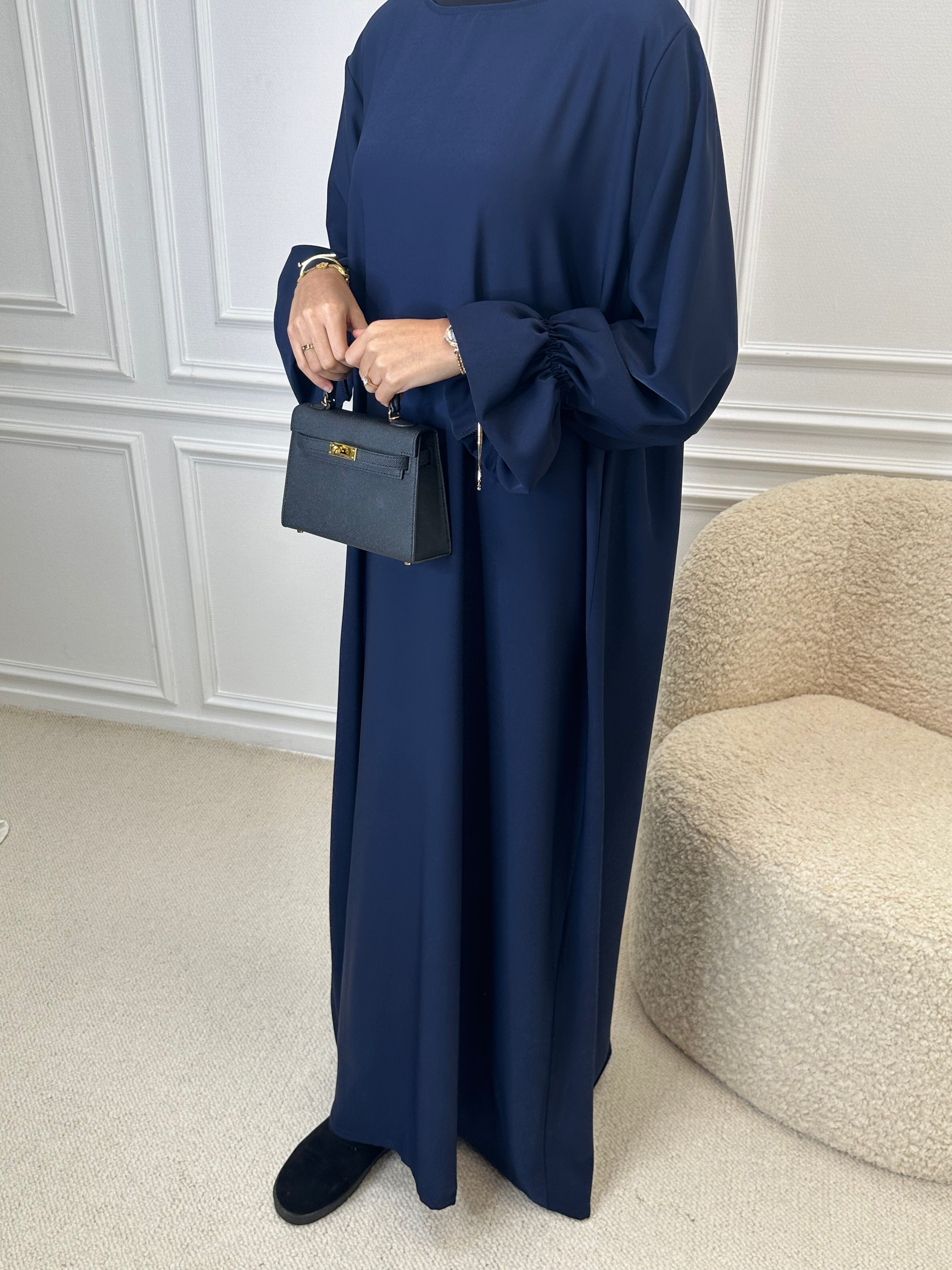 Abaya LOLA navy blue