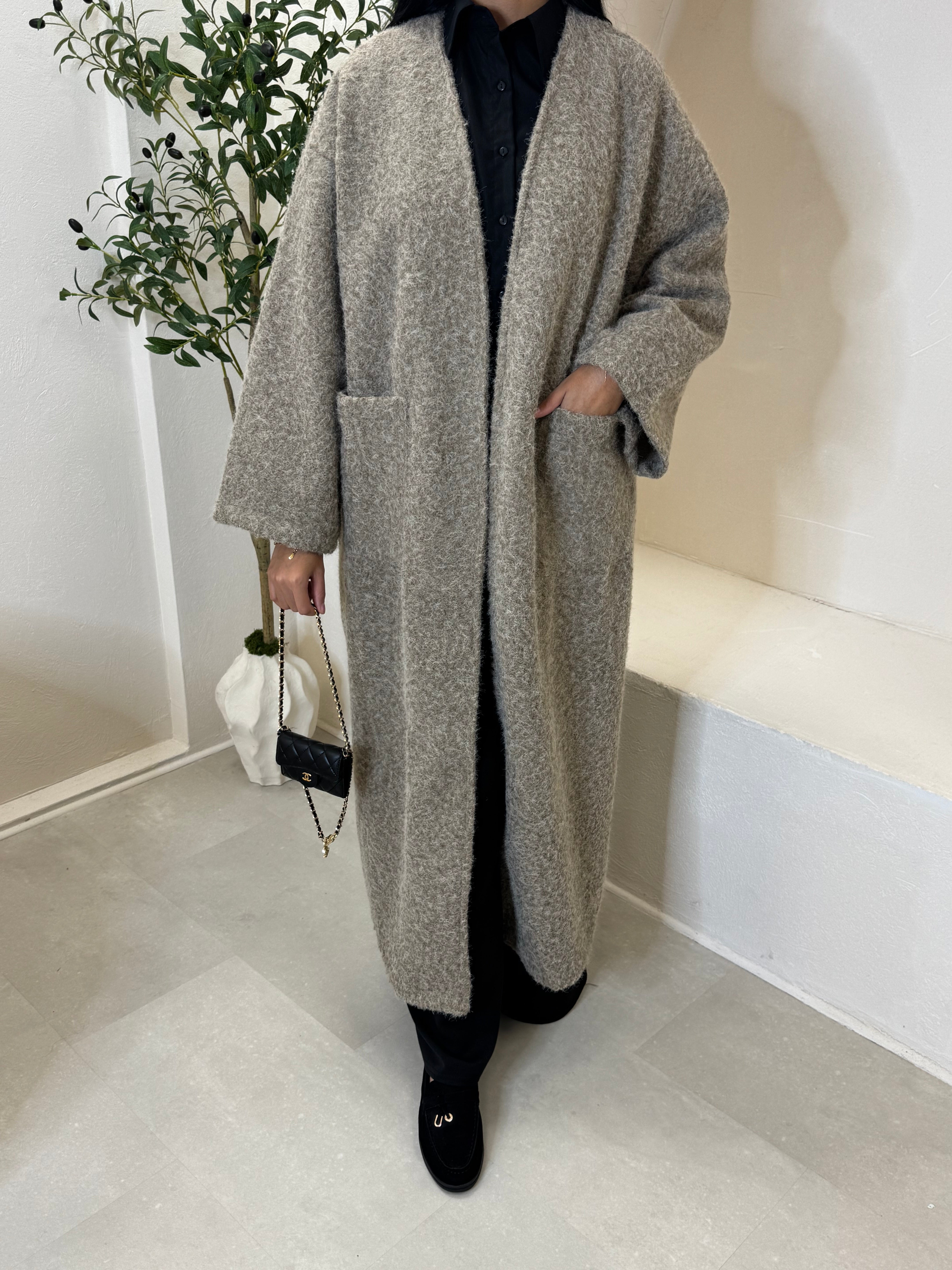 Manteau SOUKIE taupe