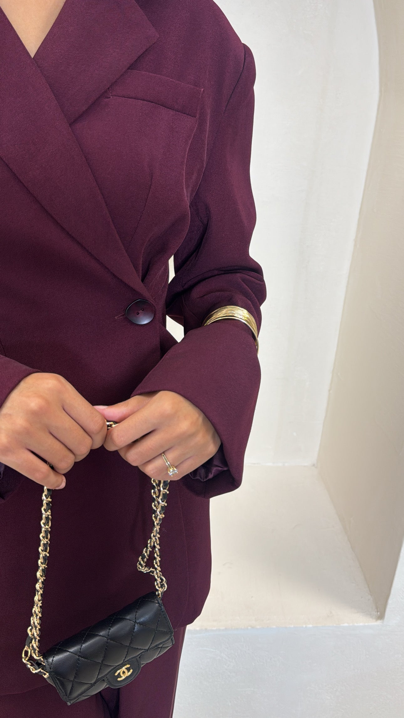 Set BLAZEE aubergine