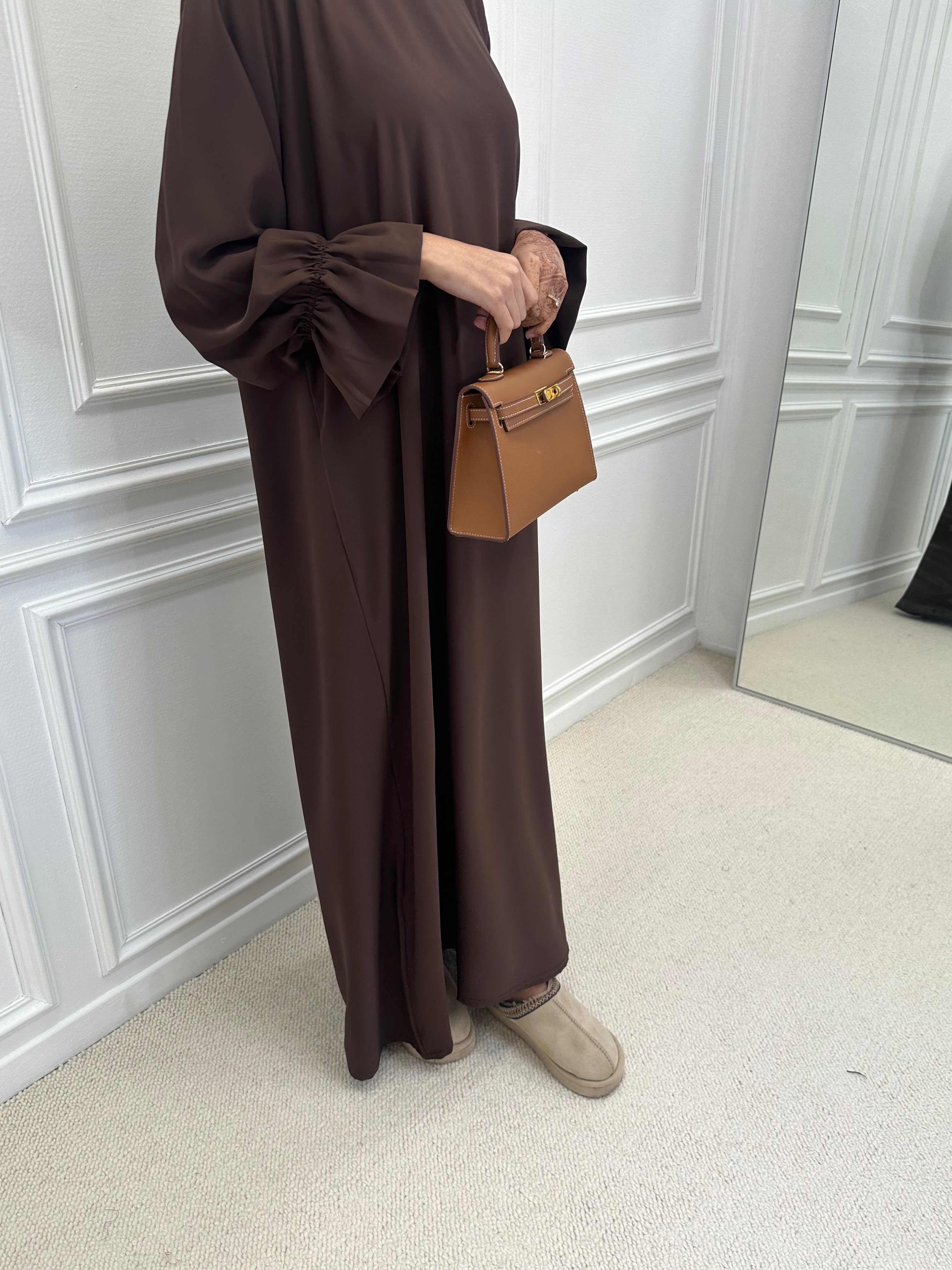 Abaya LOLA chocolat