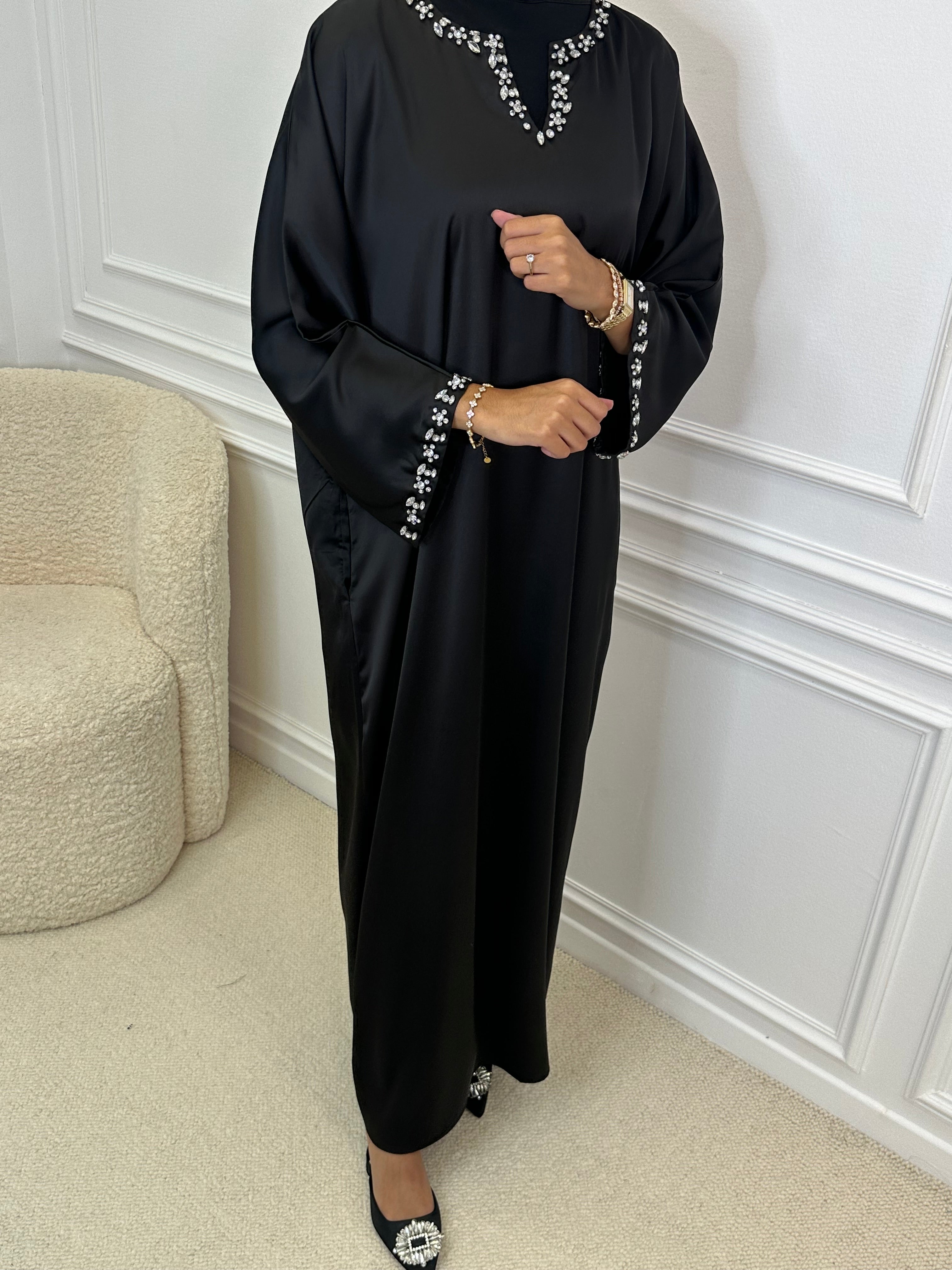 Abaya MELYA noir