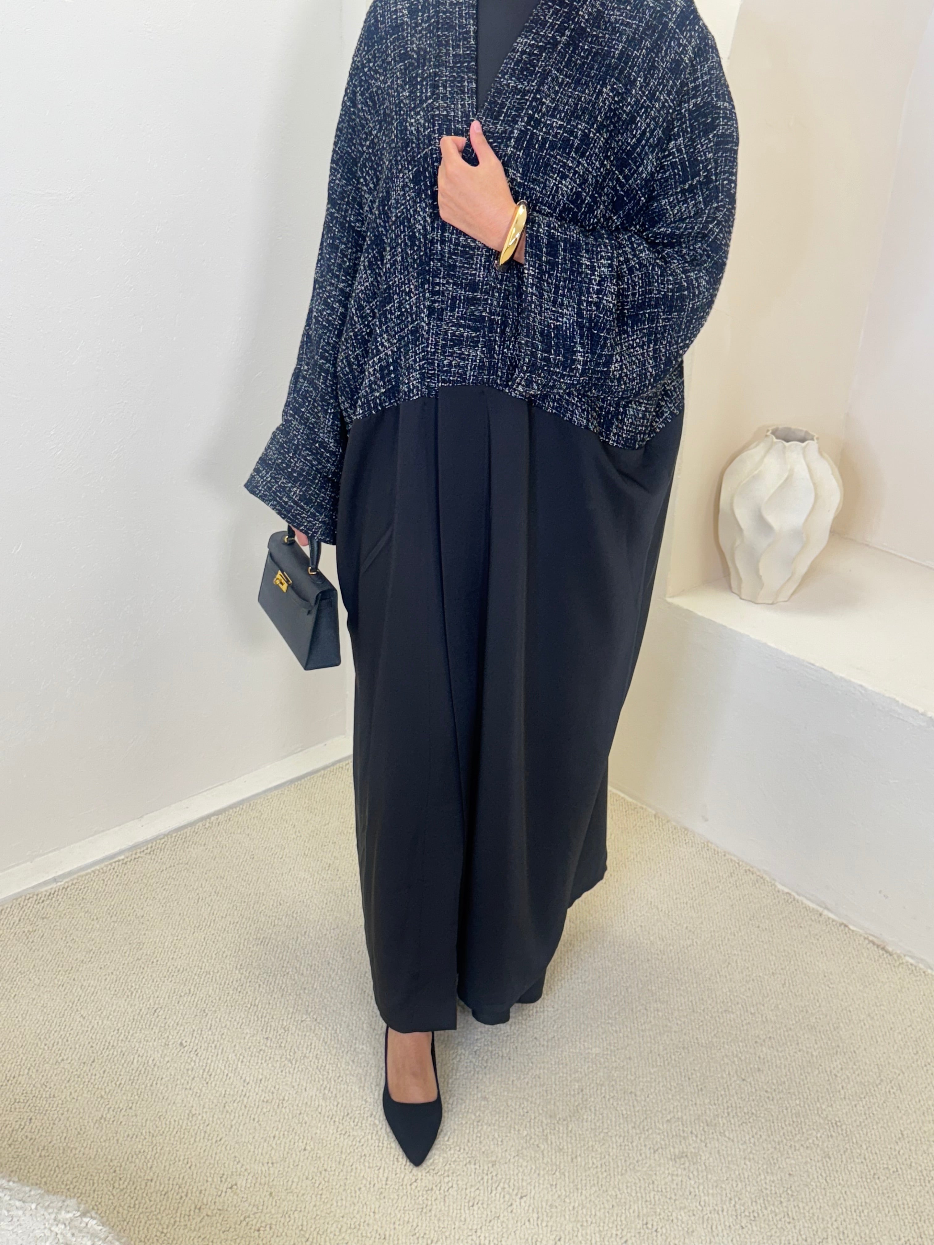 Kimono JAWHAR Negro y Azul